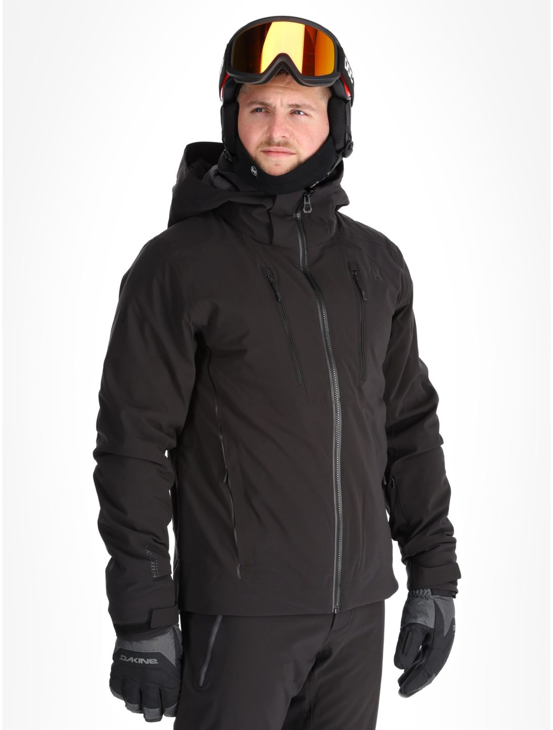 Helly Hansen, Alpha 4.0 ski jacket men Black black 