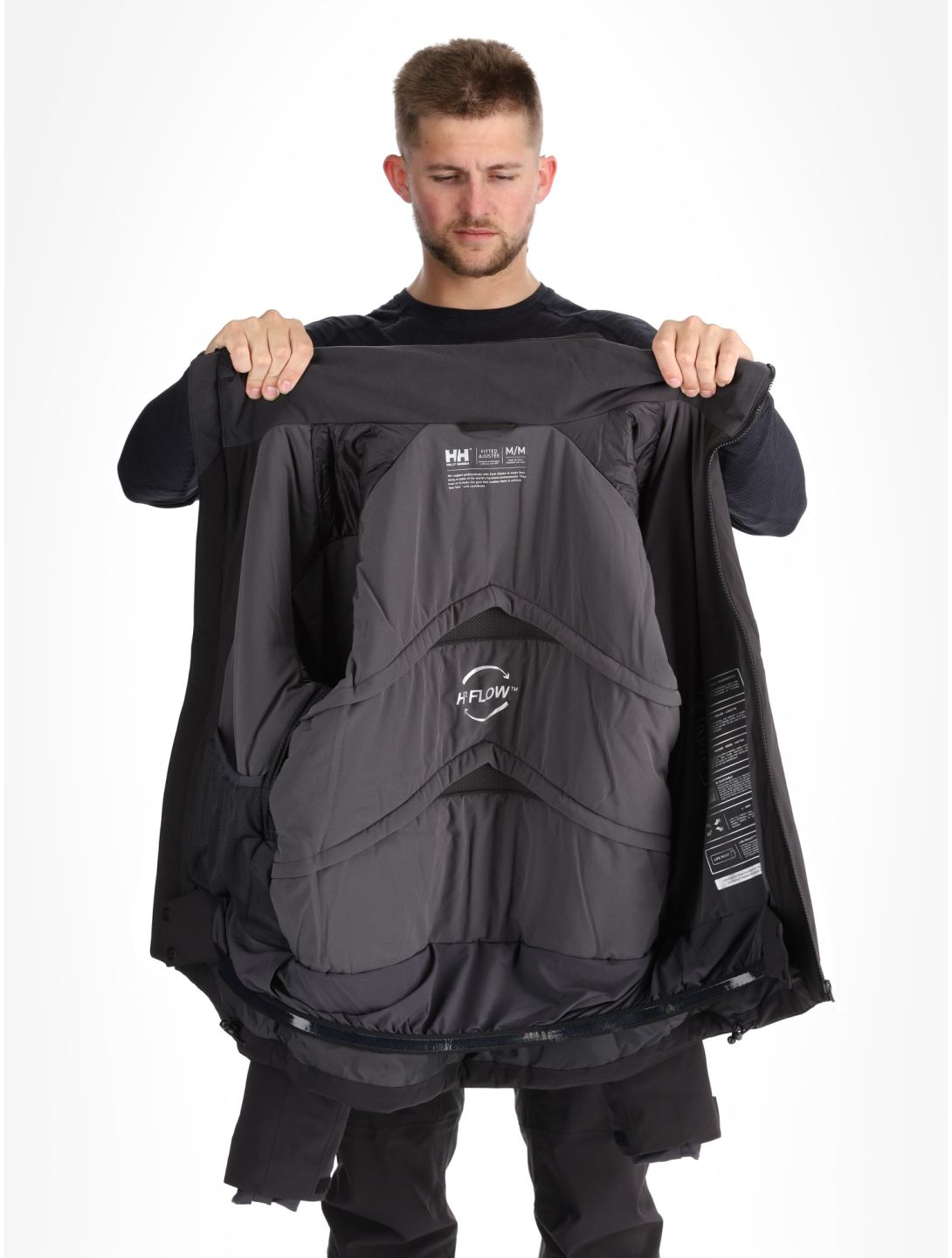 Helly Hansen, Alpha 4.0 ski jacket men Black black 