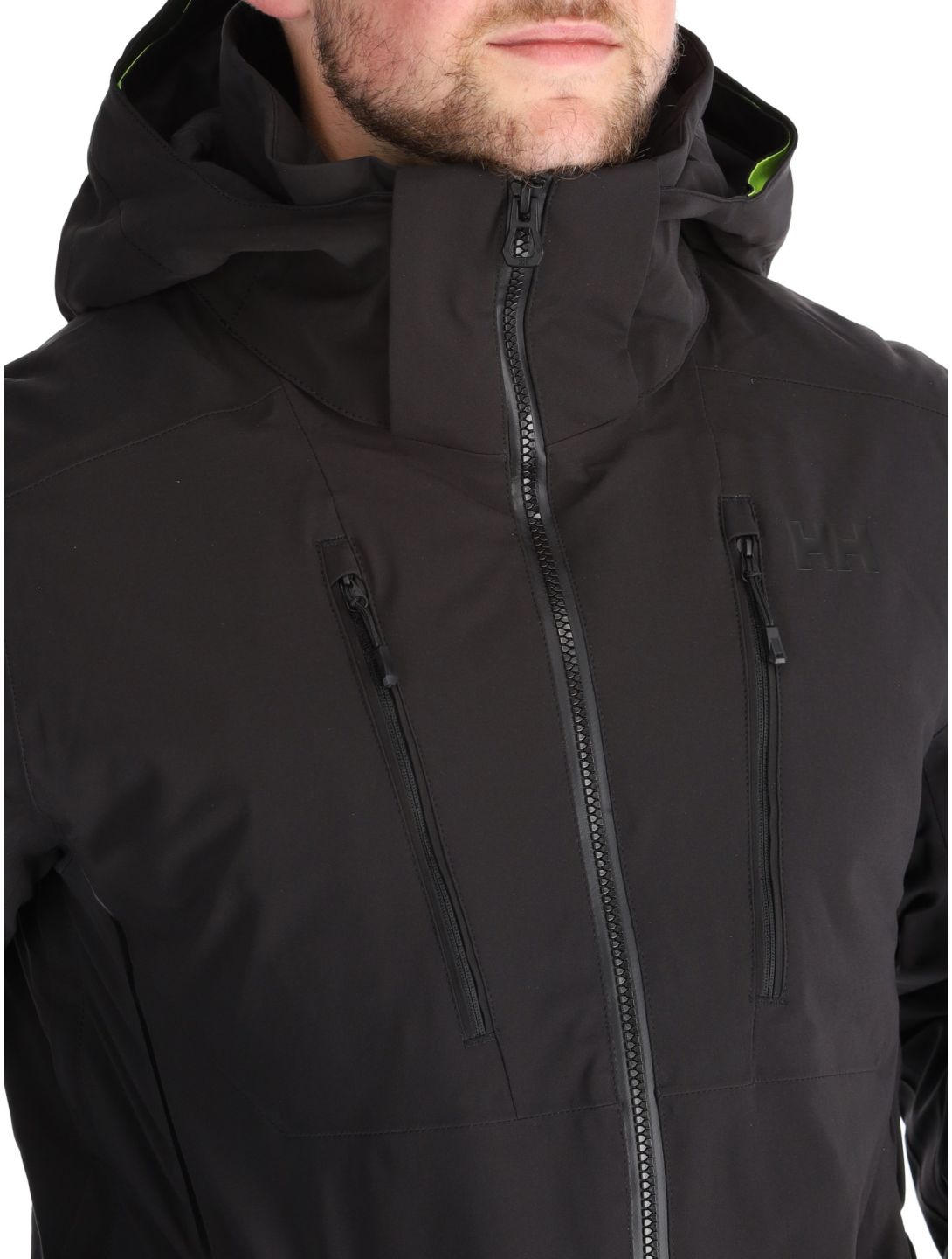 Helly Hansen, Alpha 4.0 ski jacket men Black black 