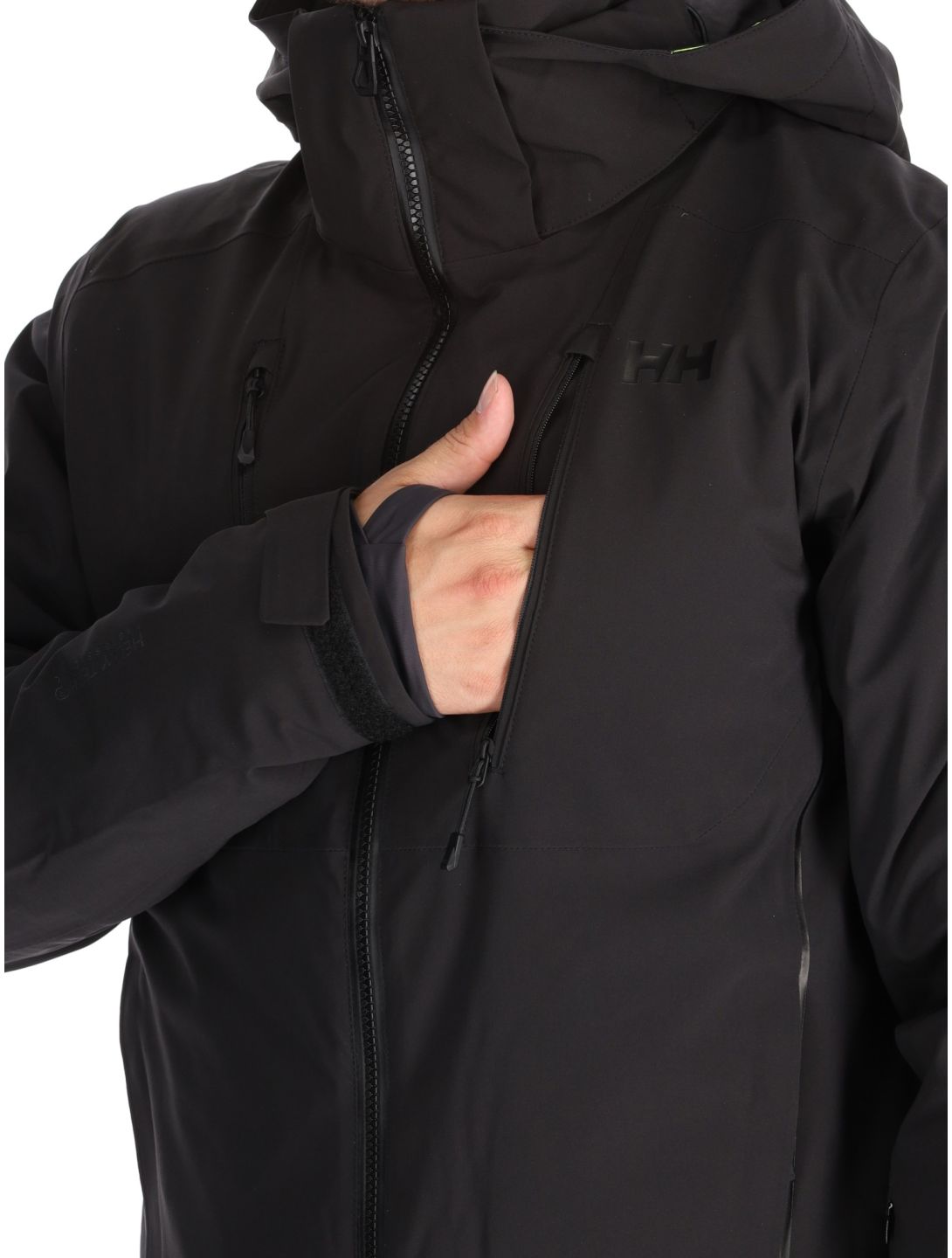 Helly Hansen, Alpha 4.0 ski jacket men Black black 