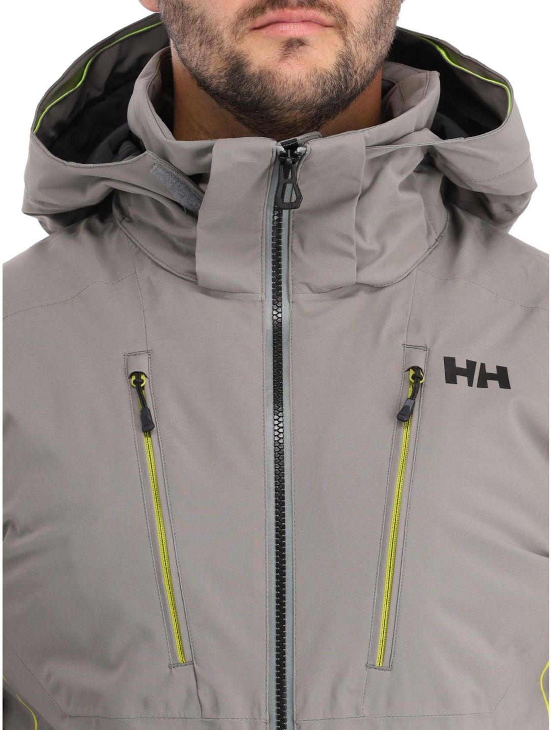 Helly Hansen, Alpha 4.0 ski jacket men Concrete grey 