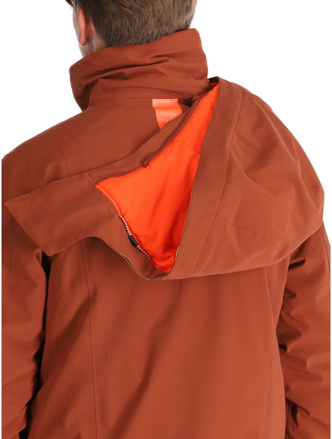 Helly Hansen, Alpha 4.0 ski jacket men Iron Oxide brown 