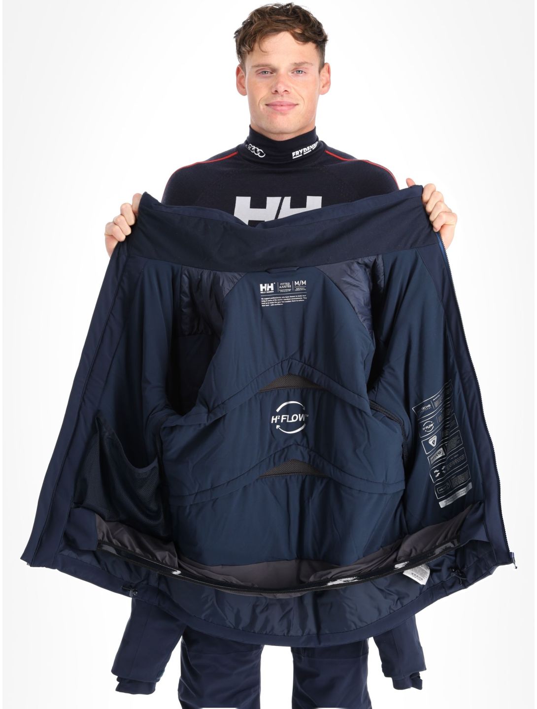 Helly Hansen, Alpha 4.0 ski jacket men Navy blue 