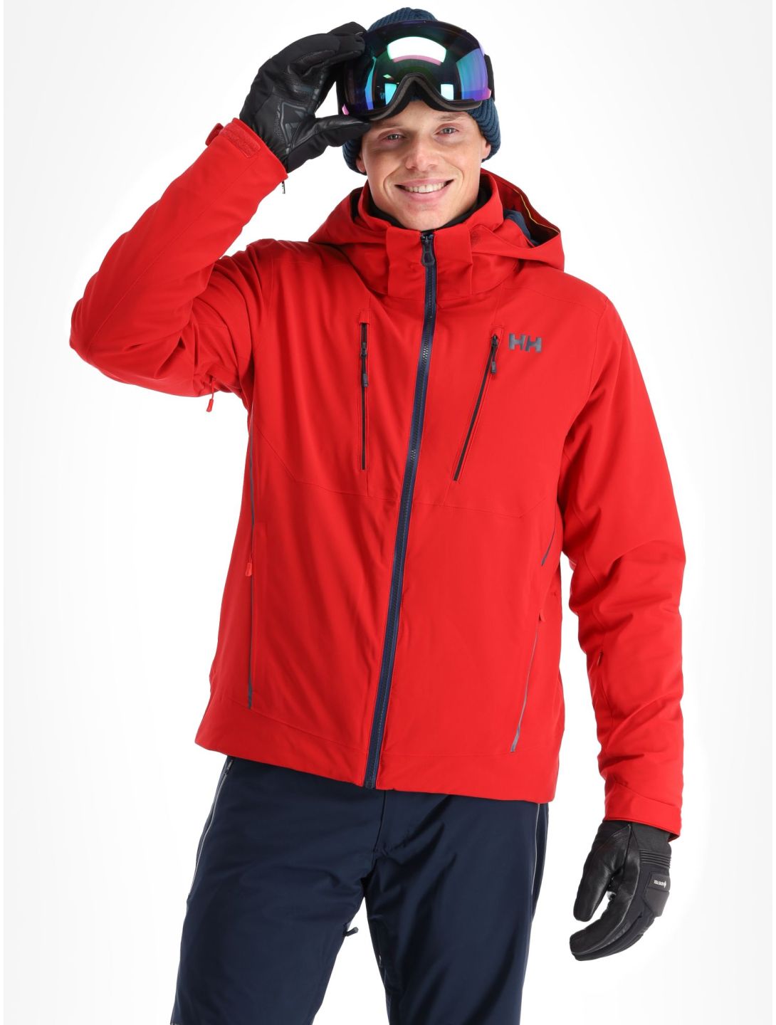 Helly Hansen, Alpha 4.0 ski jacket men Red red 