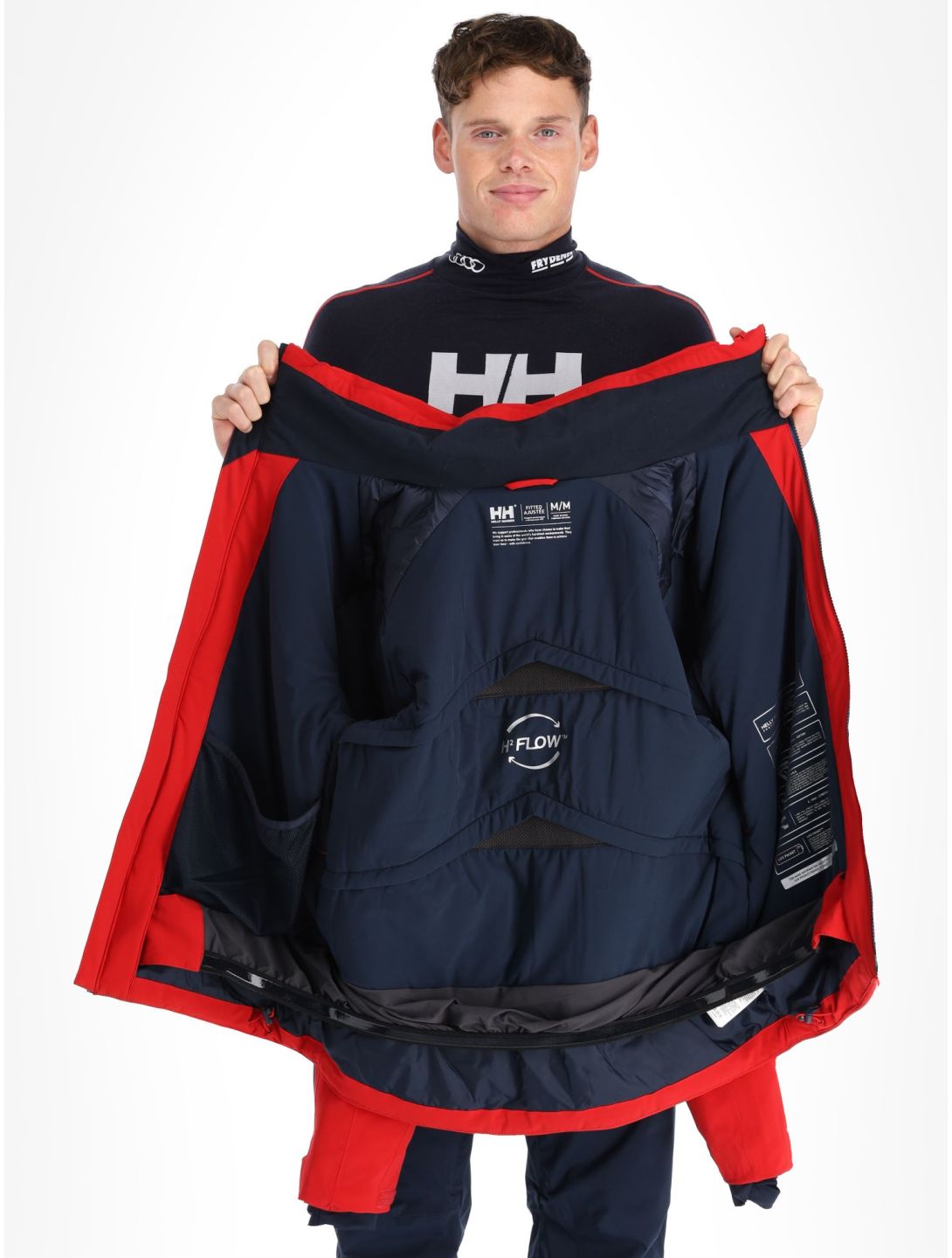 Helly Hansen, Alpha 4.0 ski jacket men Red red 