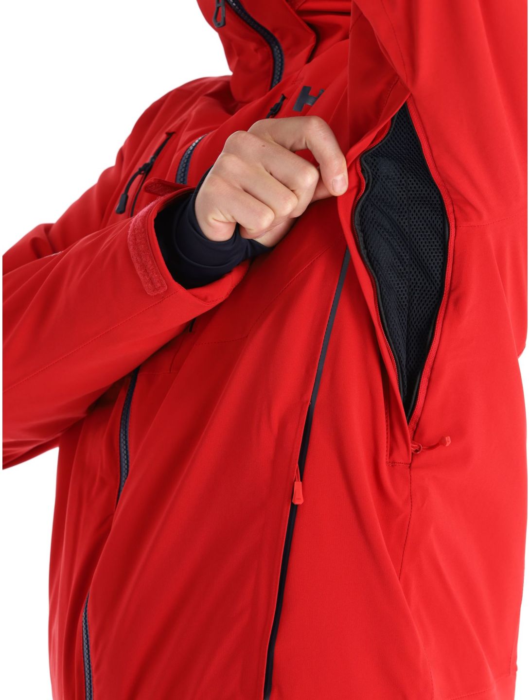 Helly Hansen, Alpha 4.0 ski jacket men Red red 