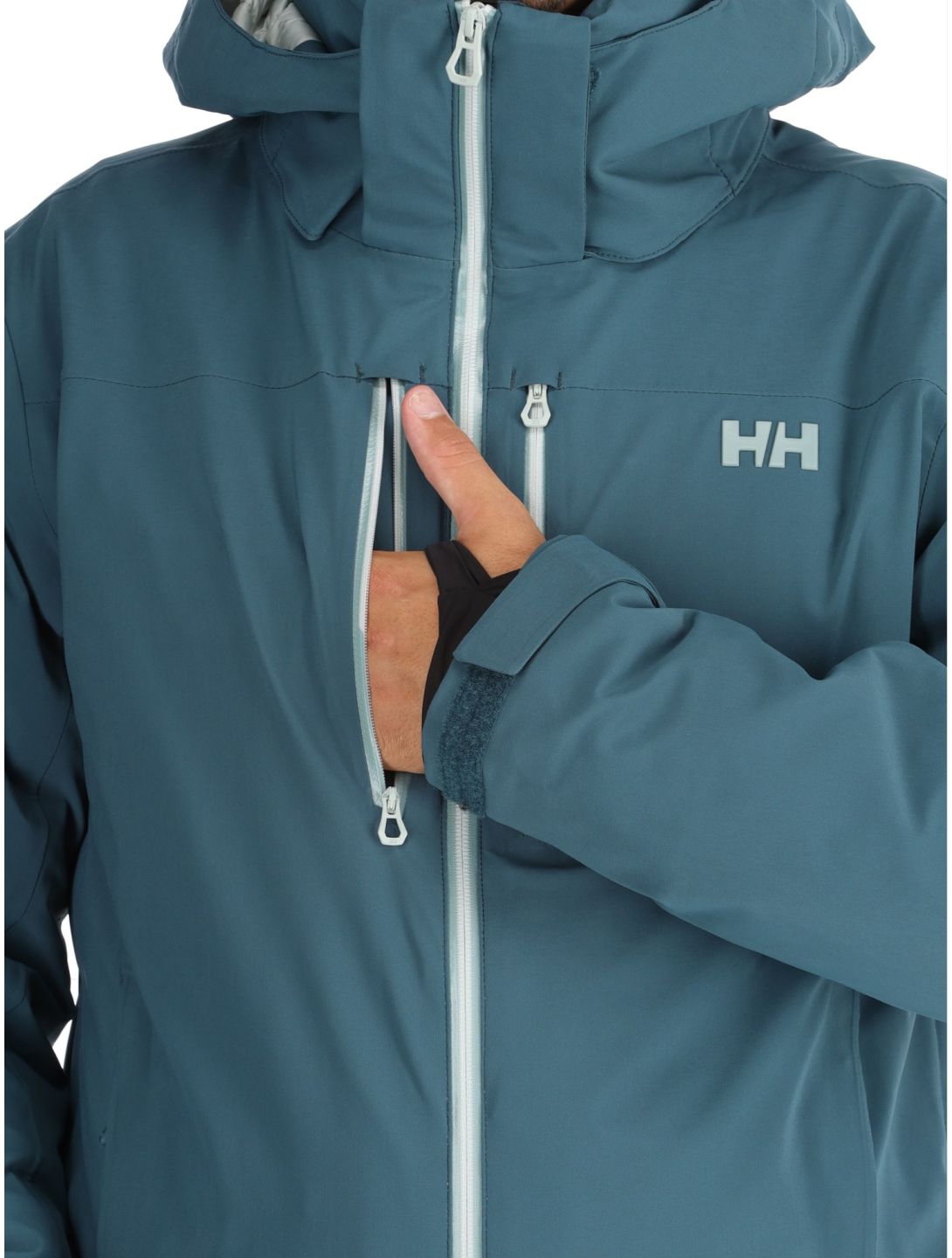 Helly Hansen, Alpha Lifaloft ski jacket men Dark Creek blue 