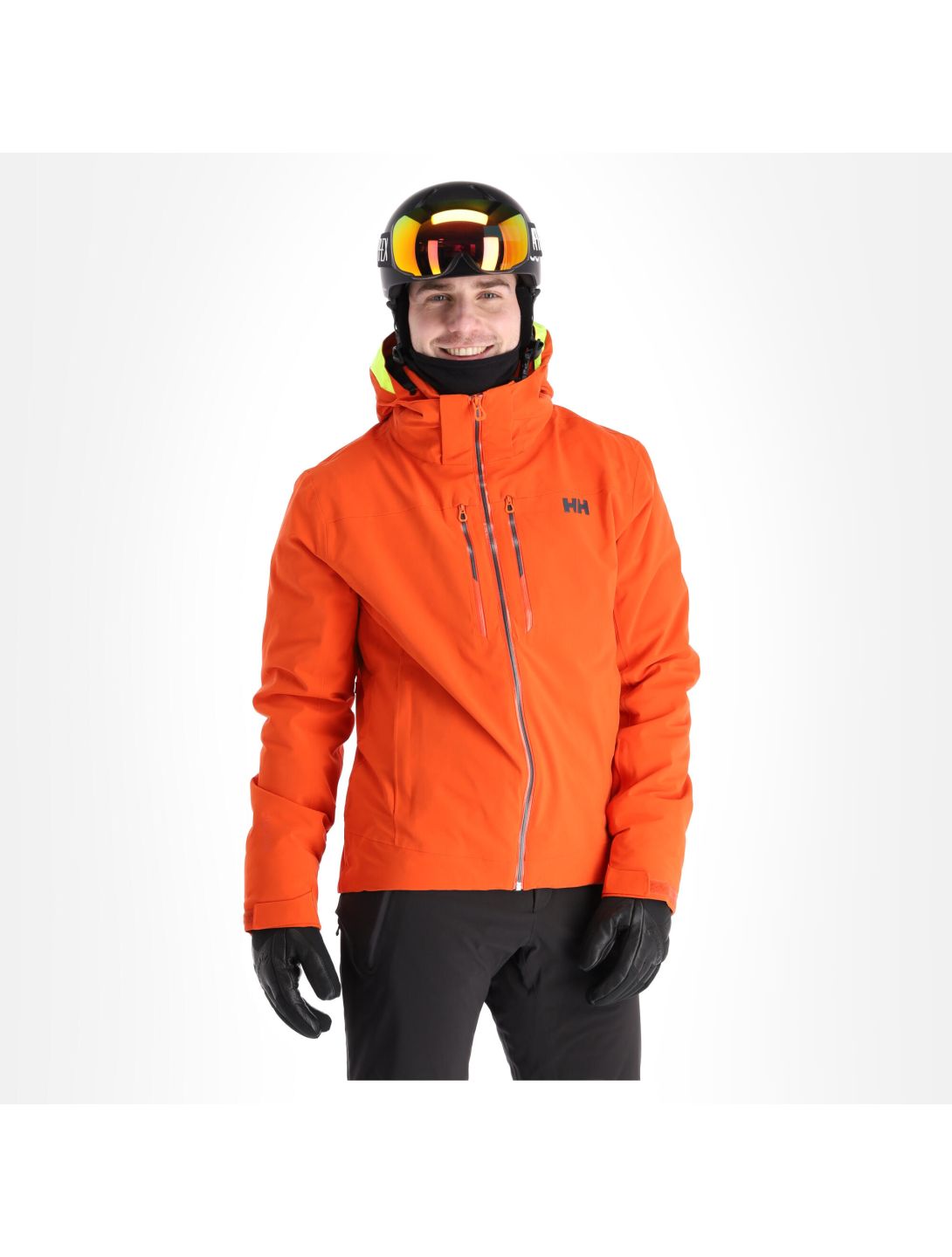 Helly Hansen, Alpha Lifaloft ski jacket men Patrol orange 