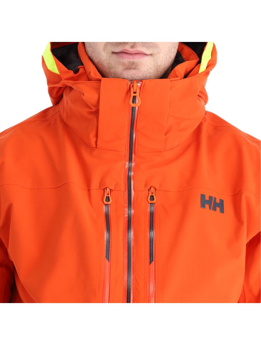 Helly Hansen, Alpha Lifaloft ski jacket men Patrol orange 