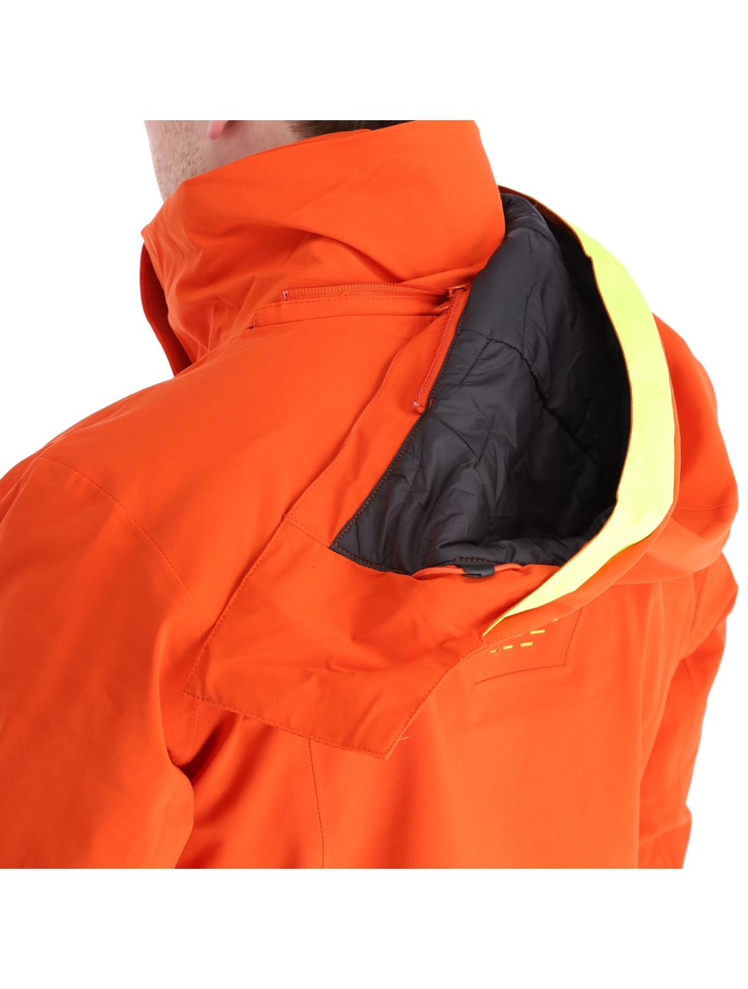 Helly Hansen, Alpha Lifaloft ski jacket men Patrol orange 