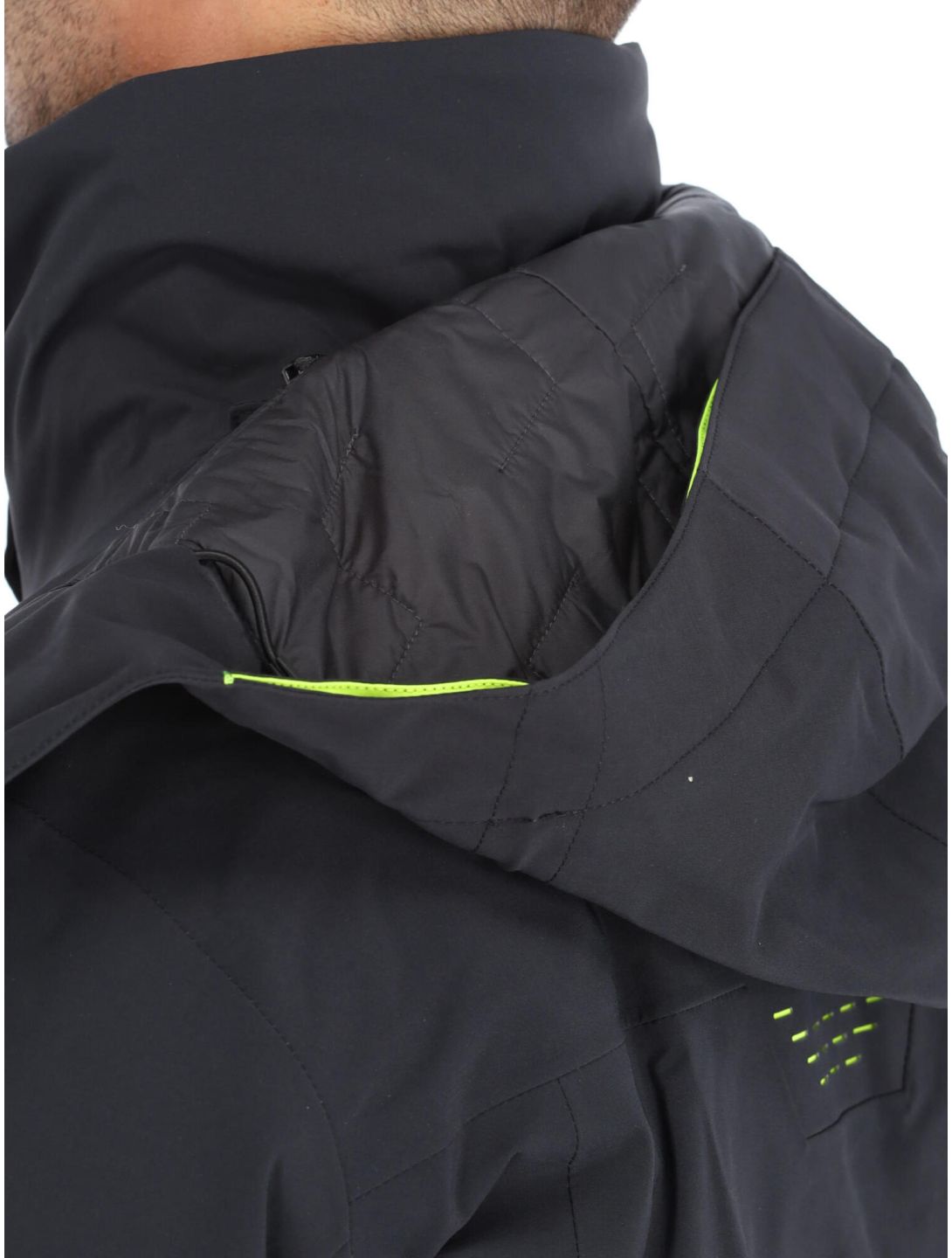 Helly Hansen, Alpha Lifaloft ski jacket men Black black 