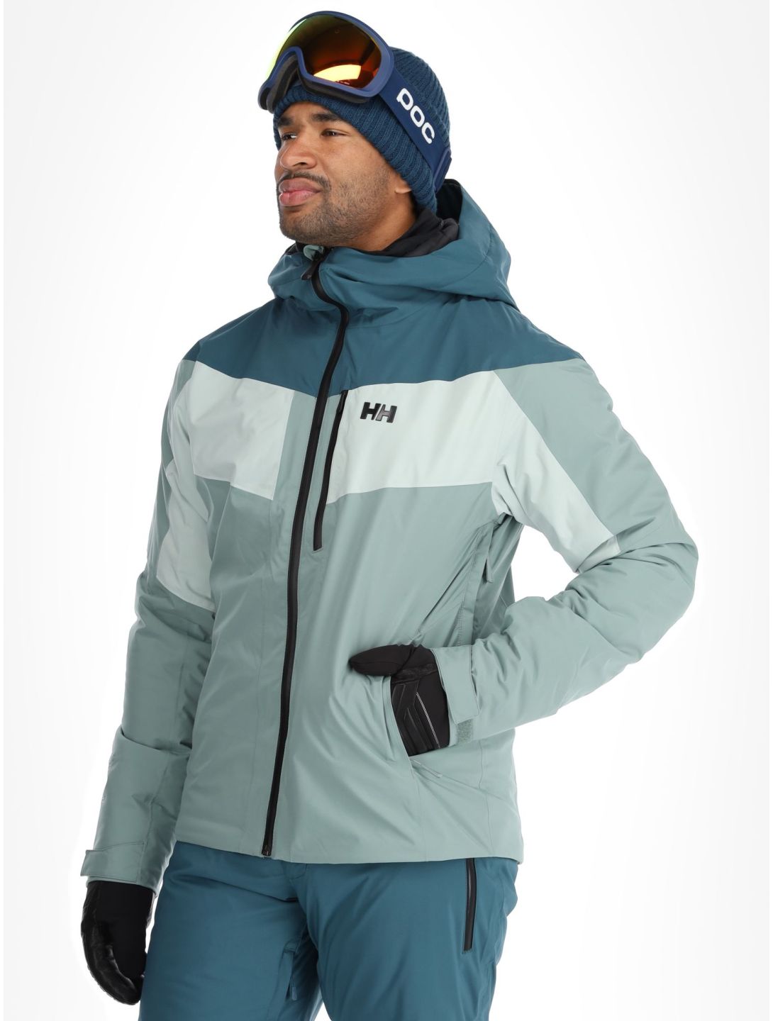 Helly Hansen, Carv Lifaloft 2.0 ski jacket men Cactus green 