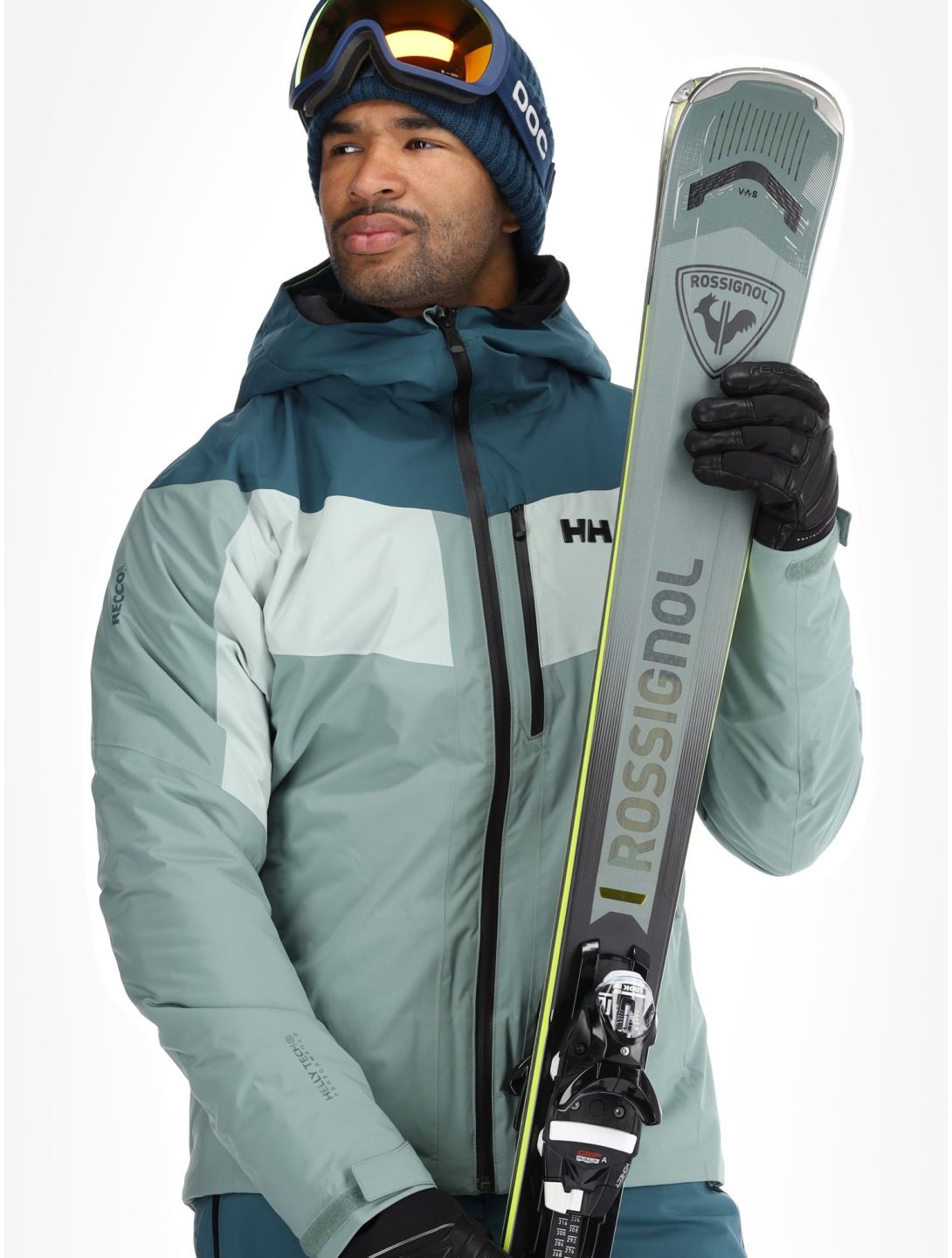 Helly Hansen, Carv Lifaloft 2.0 ski jacket men Cactus green 