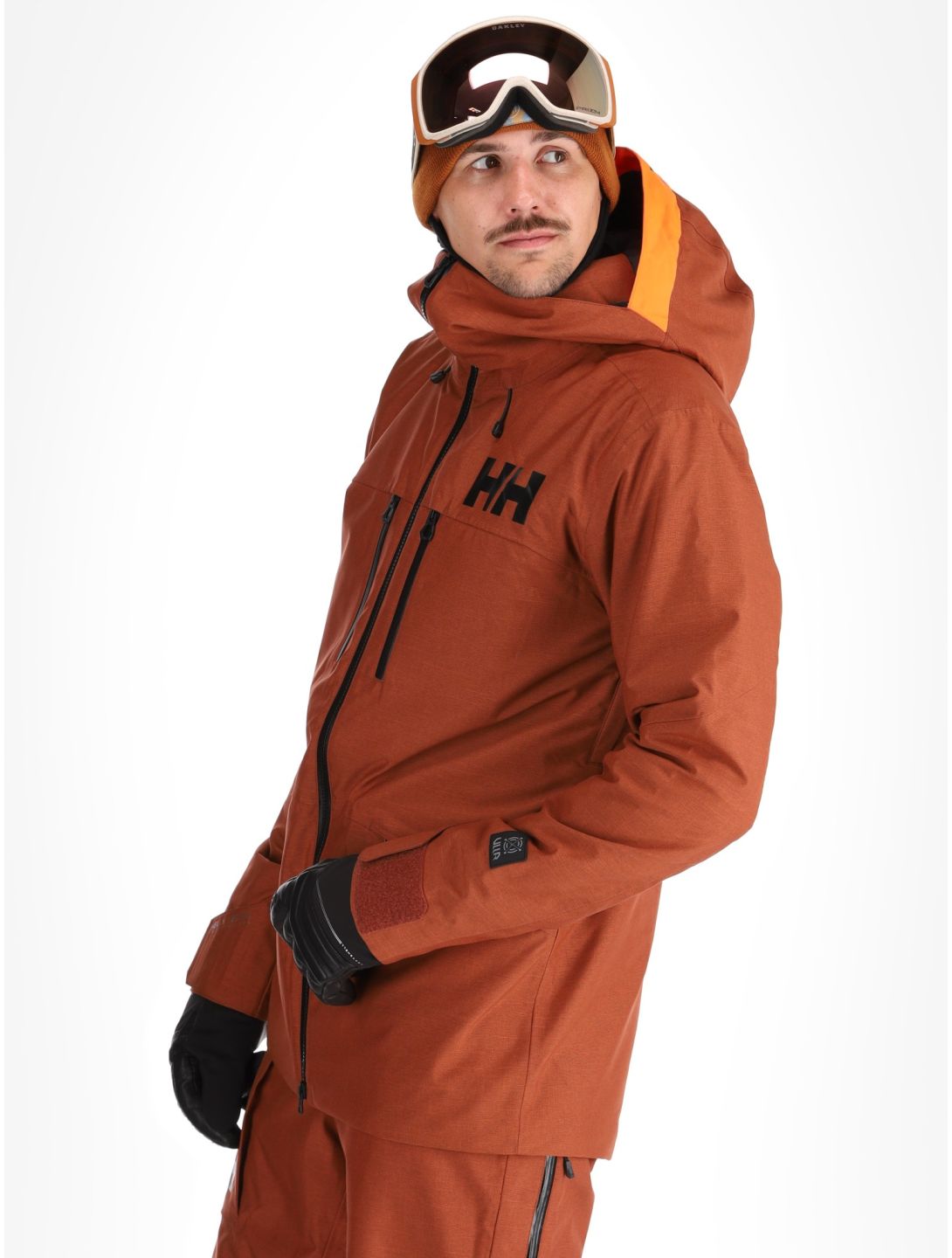 Helly Hansen, Garibaldi 2.0 ski jacket men Iron Oxide brown 