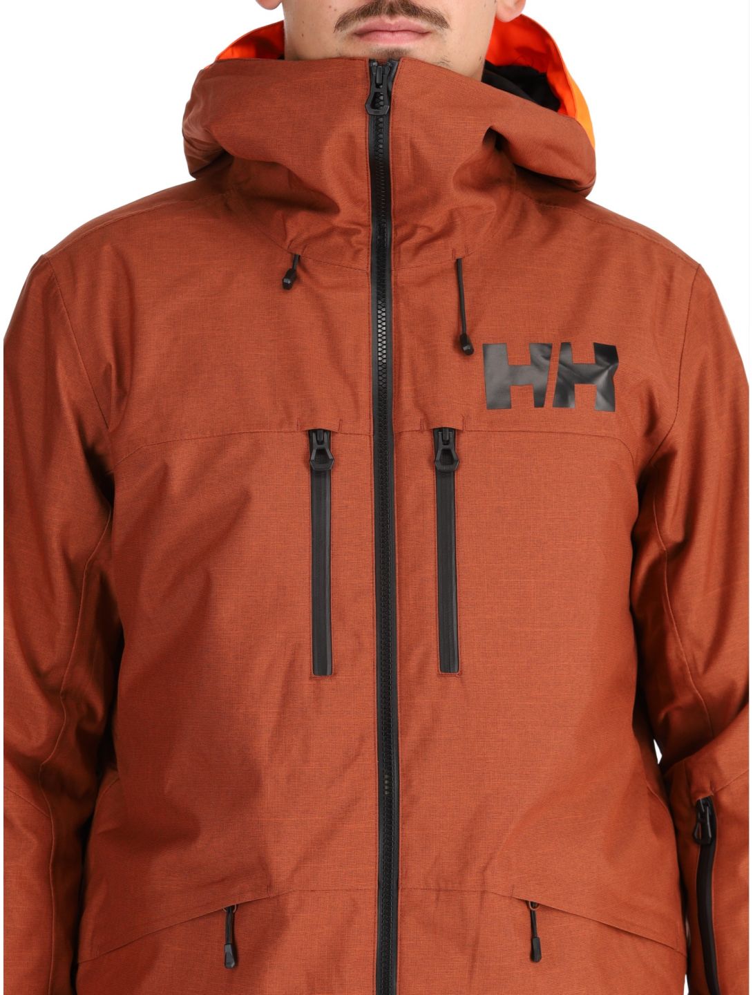 Helly Hansen, Garibaldi 2.0 ski jacket men Iron Oxide brown 