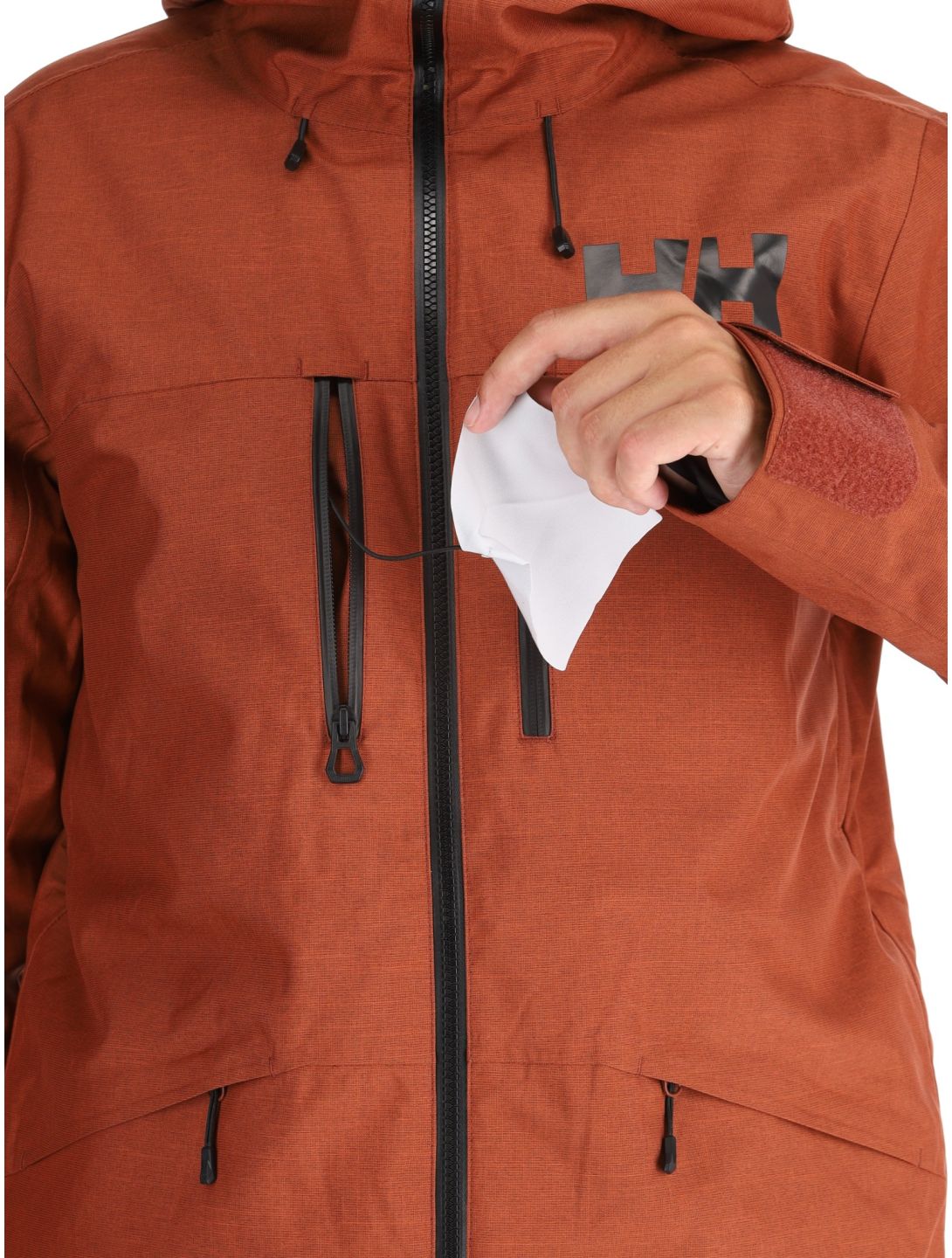 Helly Hansen, Garibaldi 2.0 ski jacket men Iron Oxide brown 