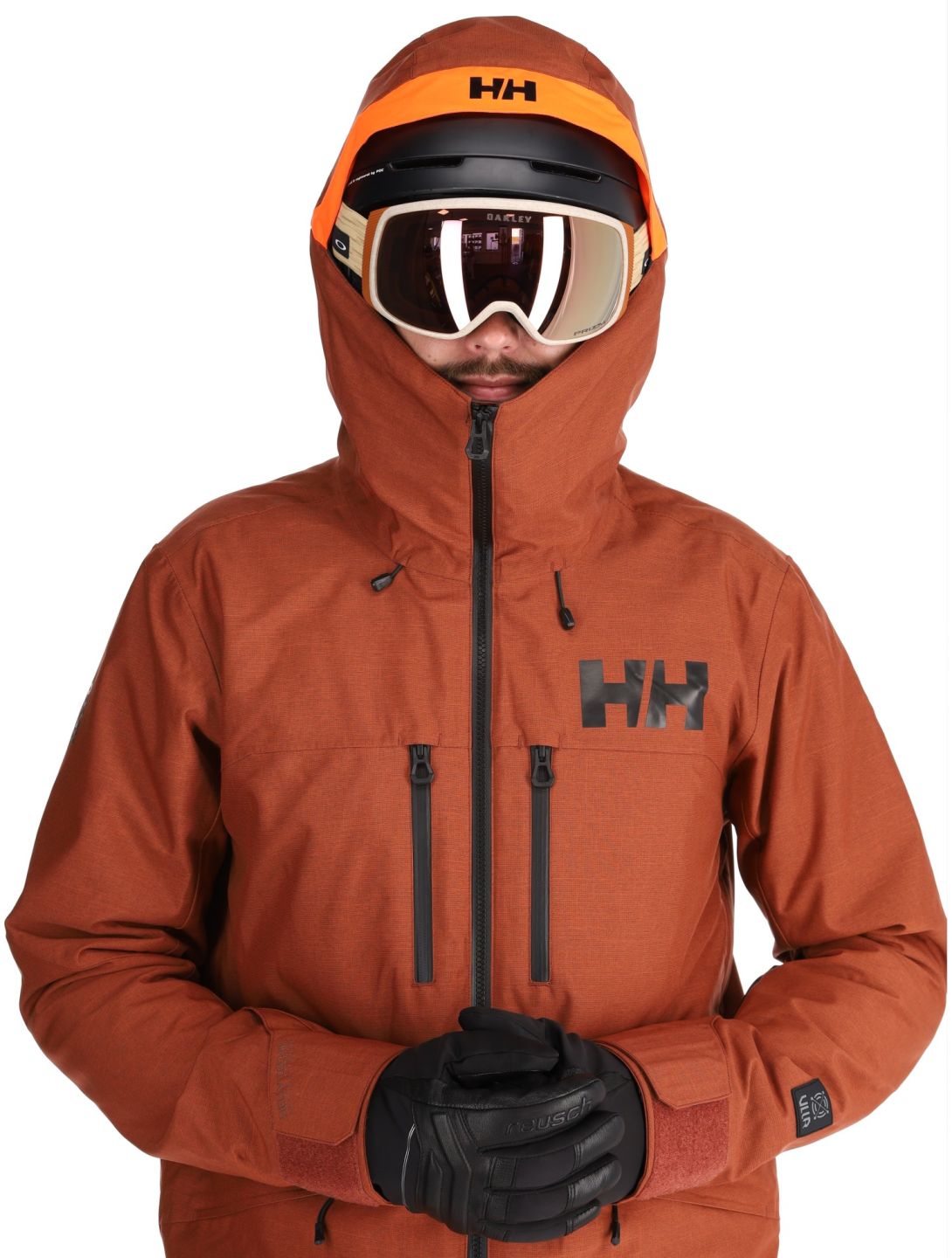 Helly Hansen, Garibaldi 2.0 ski jacket men Iron Oxide brown 