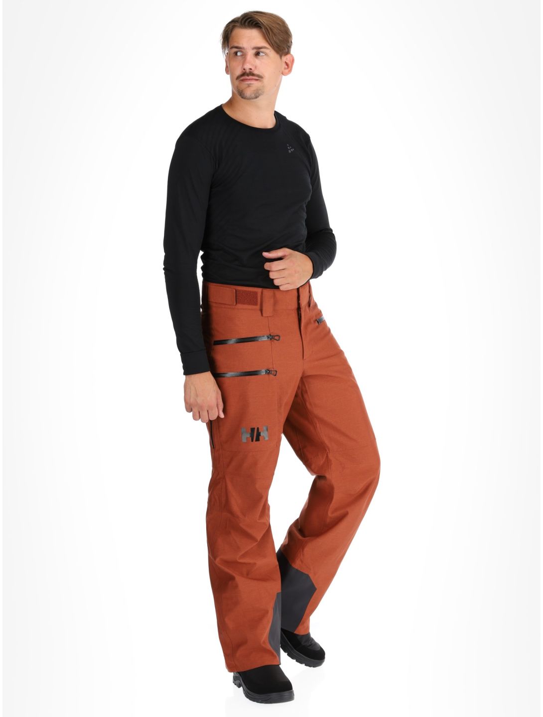 Helly Hansen, Garibaldi 2.0 ski pants men Iron Oxide brown 