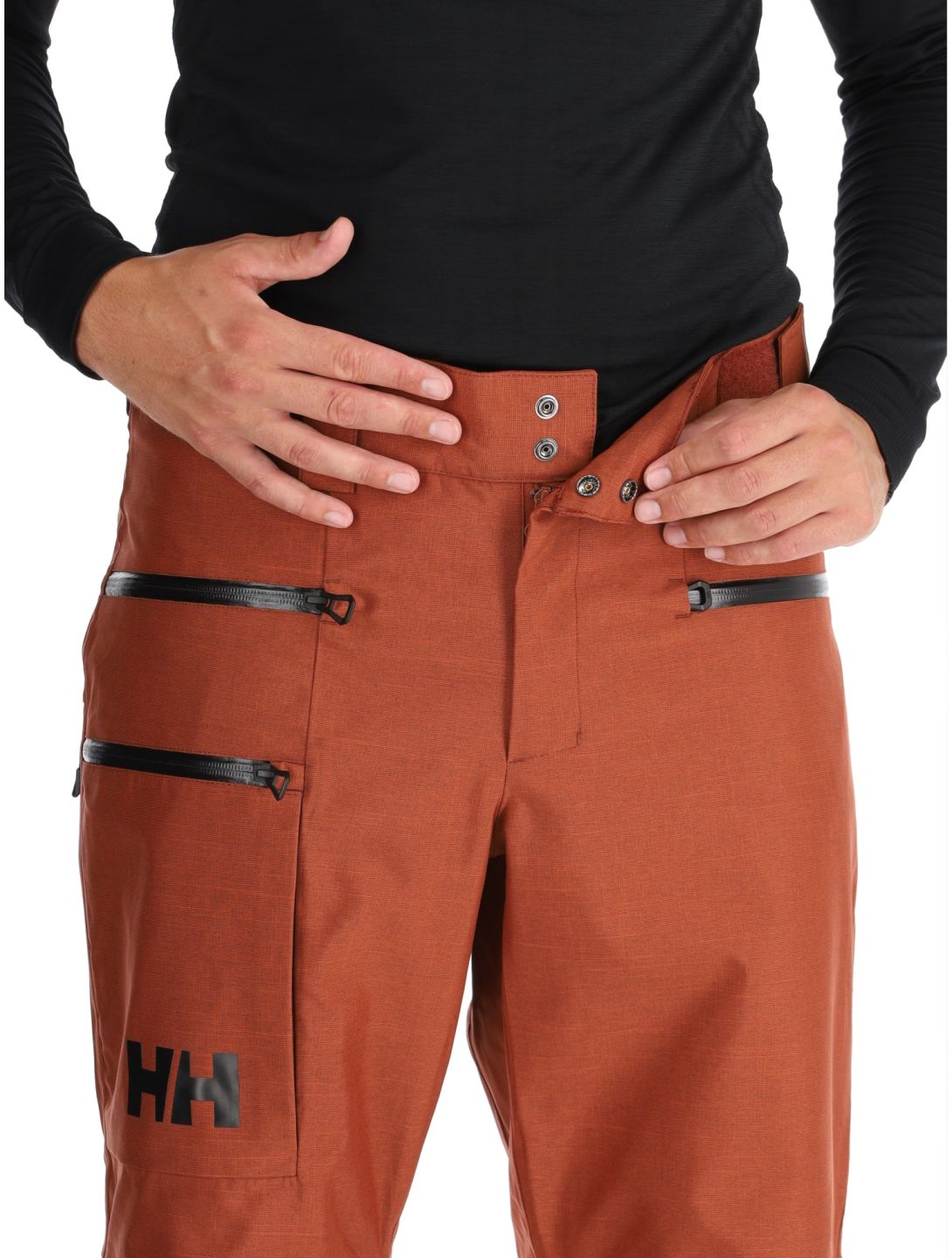 Helly Hansen, Garibaldi 2.0 ski pants men Iron Oxide brown 