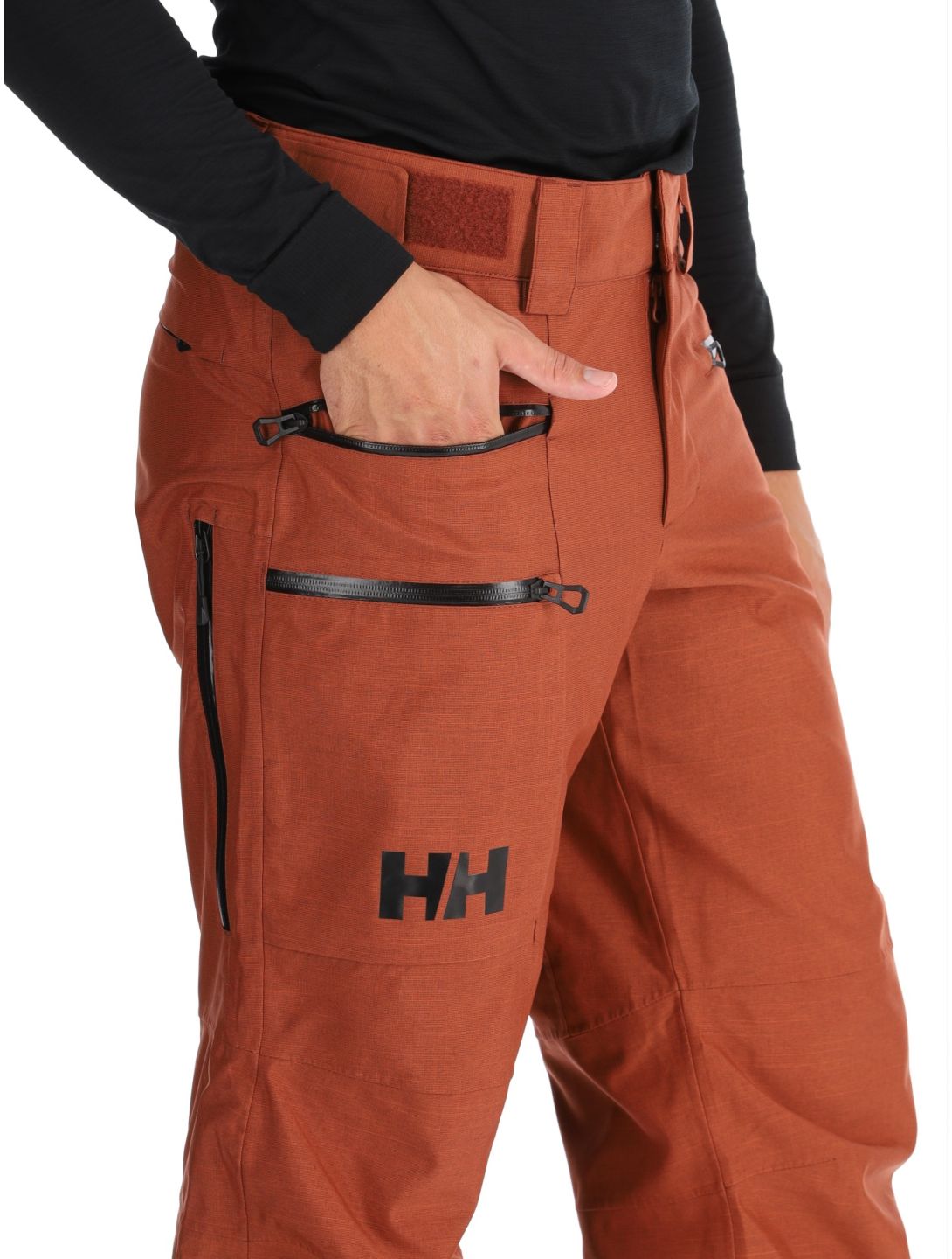 Helly Hansen, Garibaldi 2.0 ski pants men Iron Oxide brown 