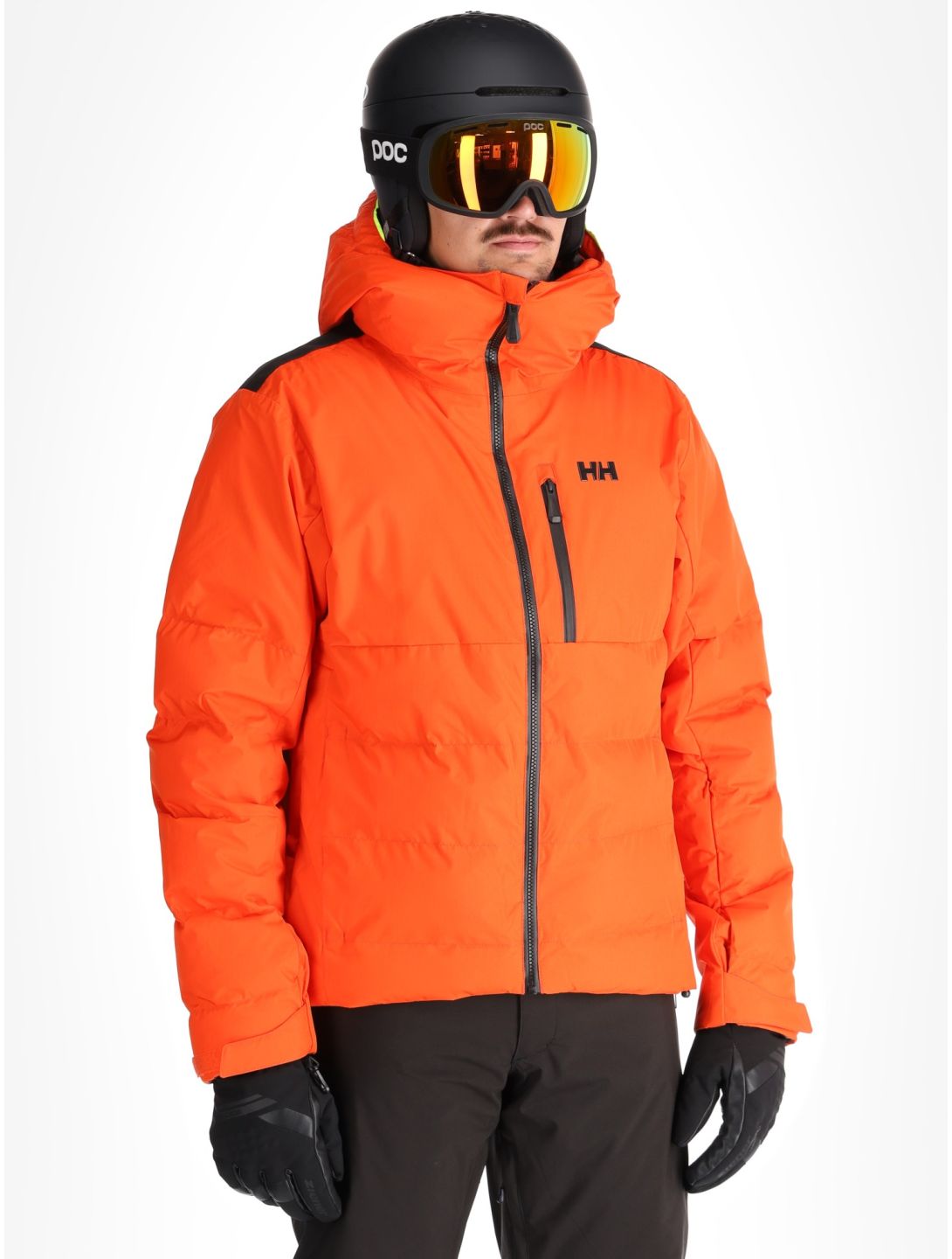 Helly Hansen, Kvitfjell Race Puffy ski jacket men Cherry Tomato orange 