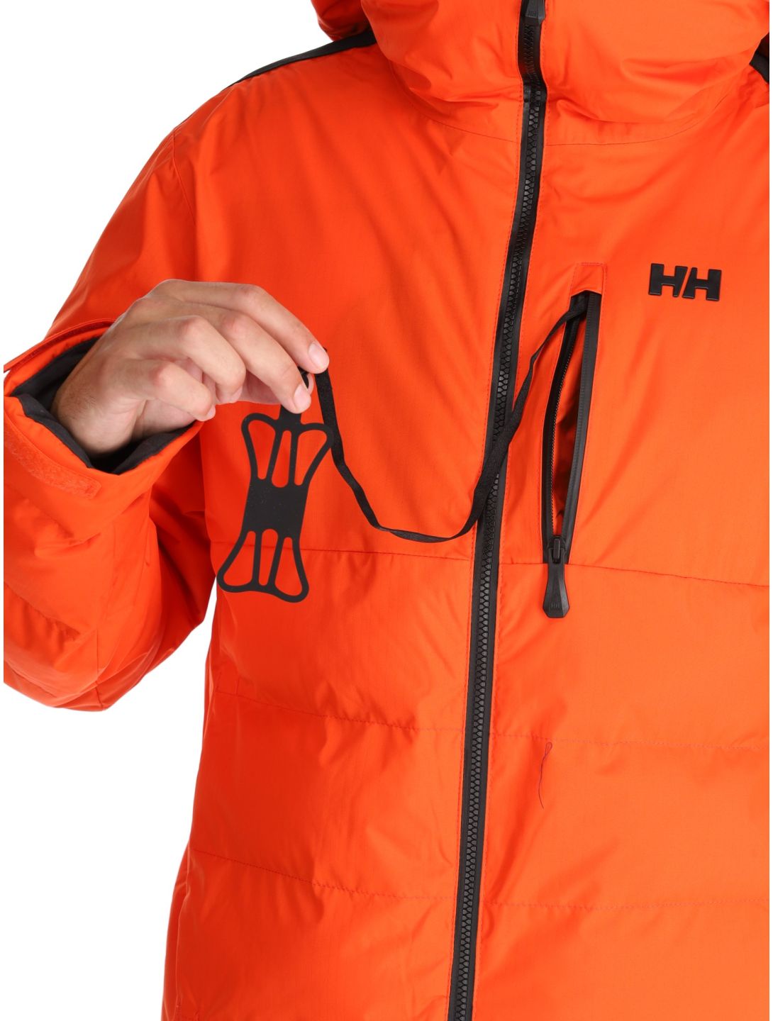 Helly Hansen, Kvitfjell Race Puffy ski jacket men Cherry Tomato orange 