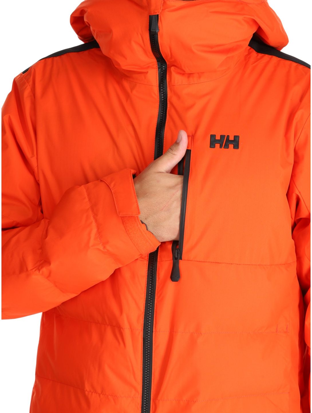 Helly Hansen, Kvitfjell Race Puffy ski jacket men Cherry Tomato orange 