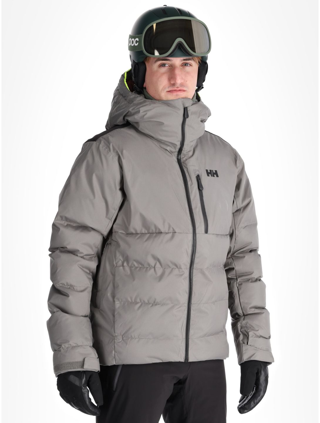 Helly Hansen, Kvitfjell Race Puffy ski jacket men Concrete grey 