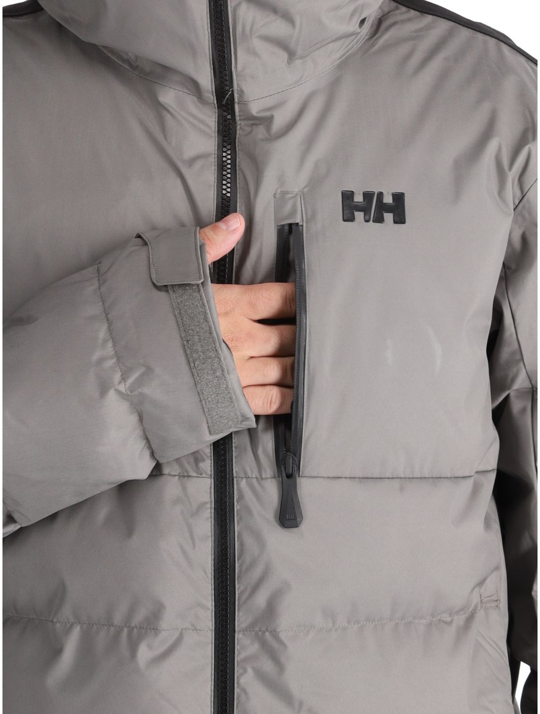 Helly Hansen, Kvitfjell Race Puffy ski jacket men Concrete grey 