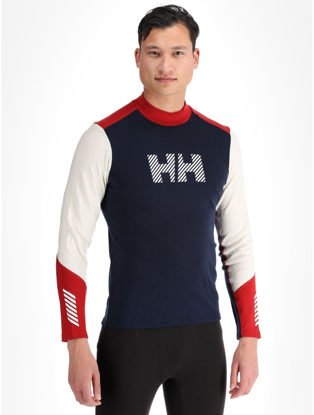 Helly Hansen, Lifa Merino Midw Logo thermal shirt men Offwhite white 