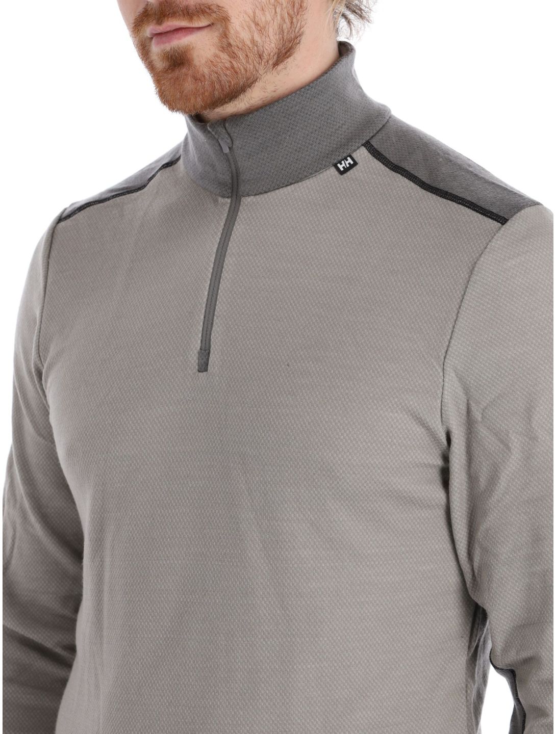 Helly Hansen, Lifa Merino Midweight 1/2 Zip pullover men Terrazzo grey 