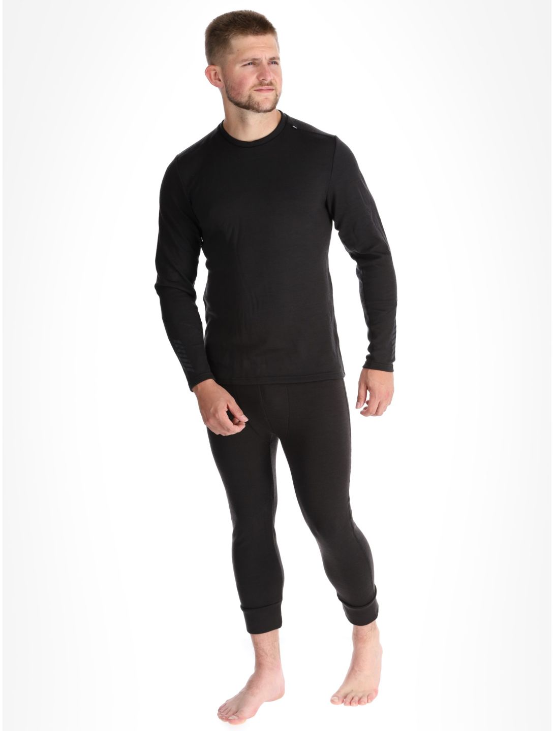 Helly Hansen, Lifa Merino Midweight Crew thermal shirt men Black black 