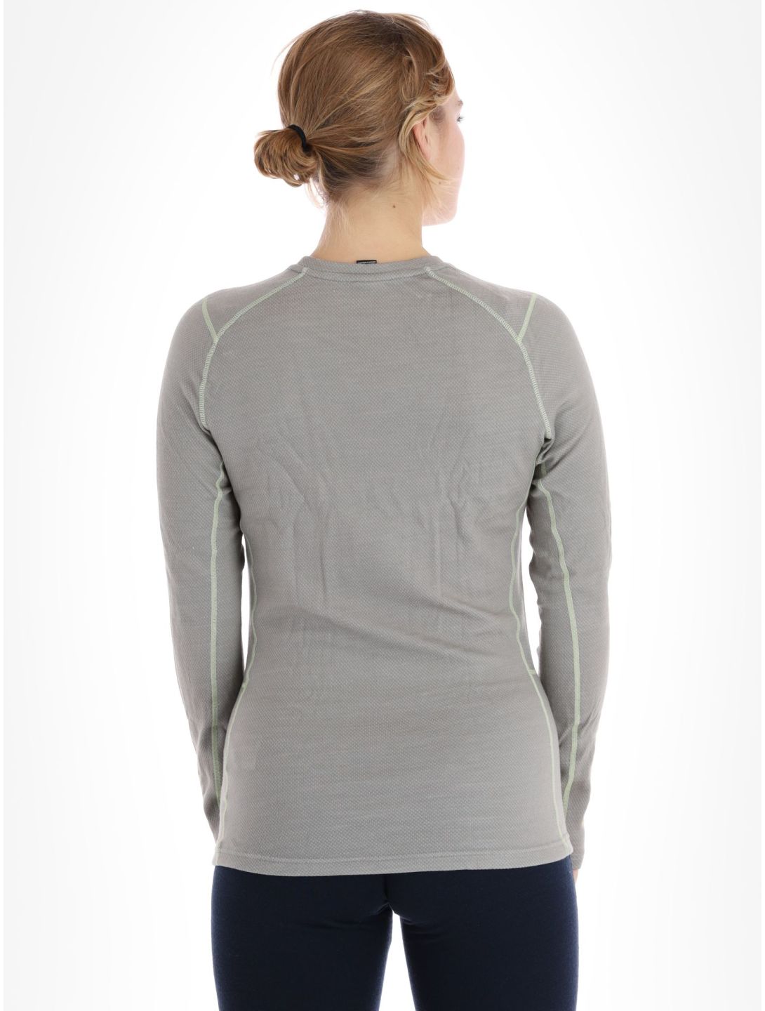 Helly Hansen, Lifa Merino Midweight Graphic thermal shirt women Terrazzo Granite grey 