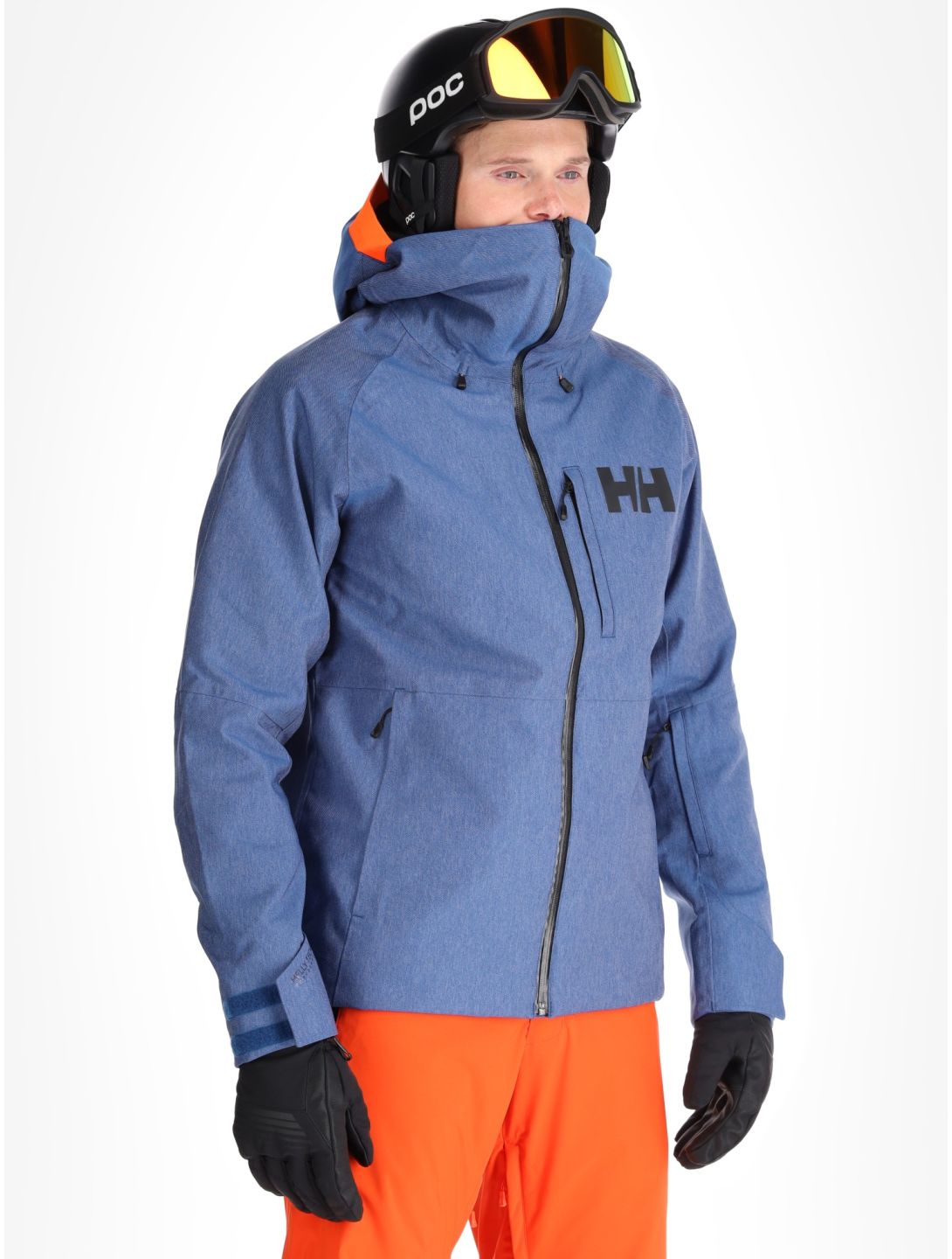 Helly Hansen, Powderface ski jacket men Deep Fjord blue 