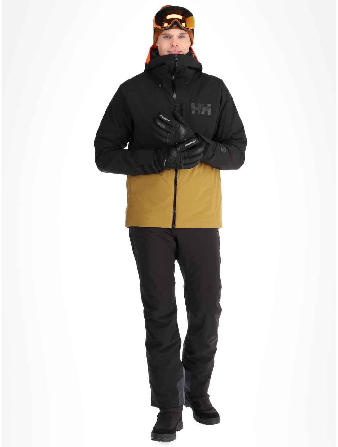 Helly Hansen, Powderface ski jacket men Lynx yellow 