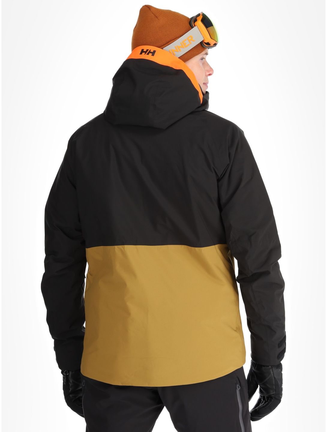 Helly Hansen, Powderface ski jacket men Lynx yellow 