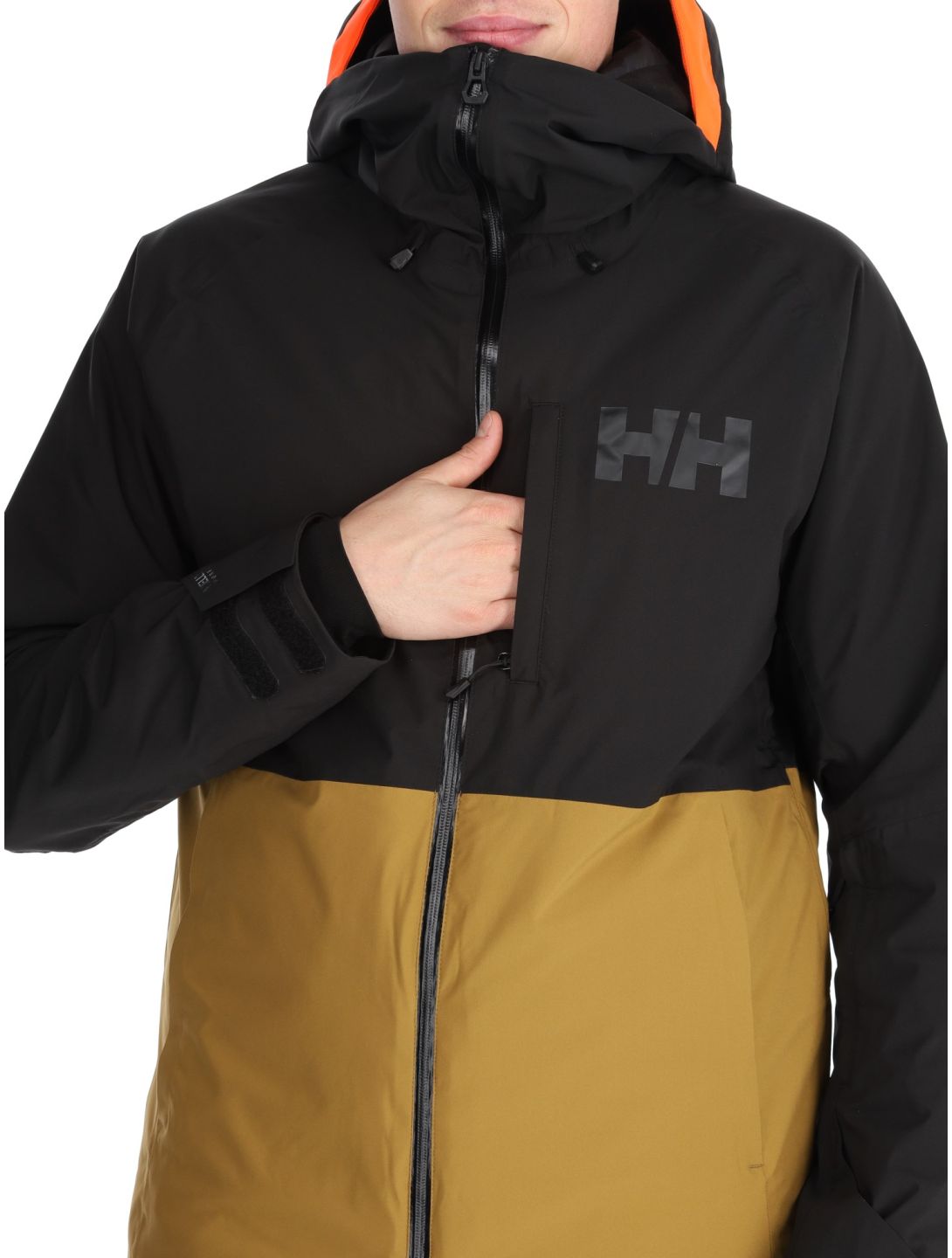 Helly Hansen, Powderface ski jacket men Lynx yellow 