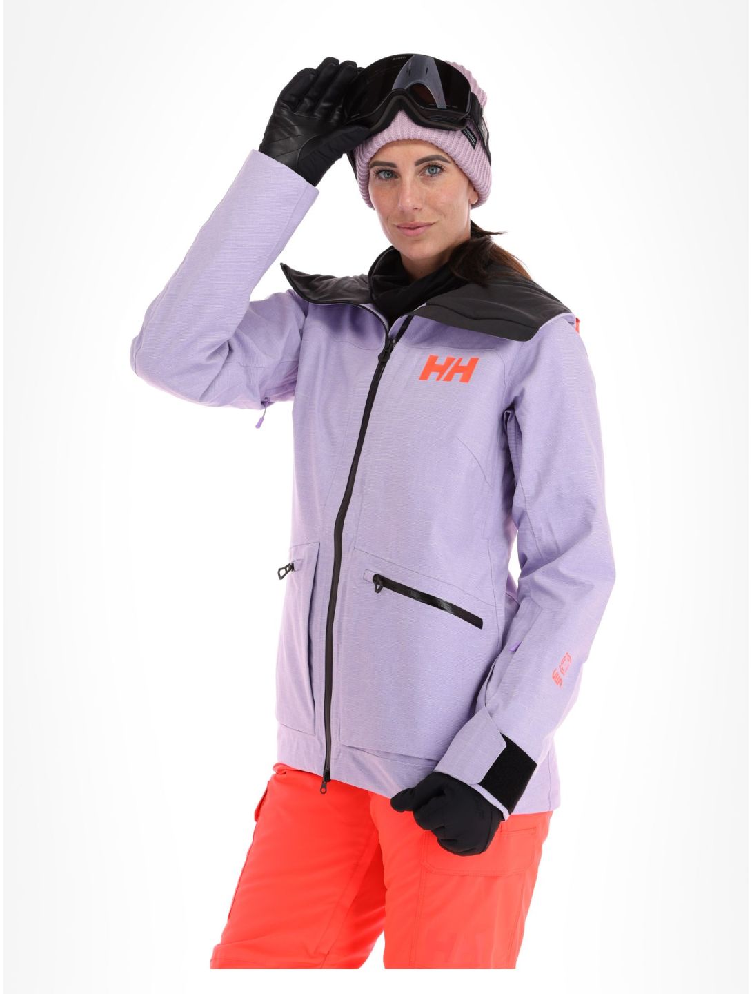 Helly Hansen, Powderqueen 3.0 ski jacket women Heather purple 