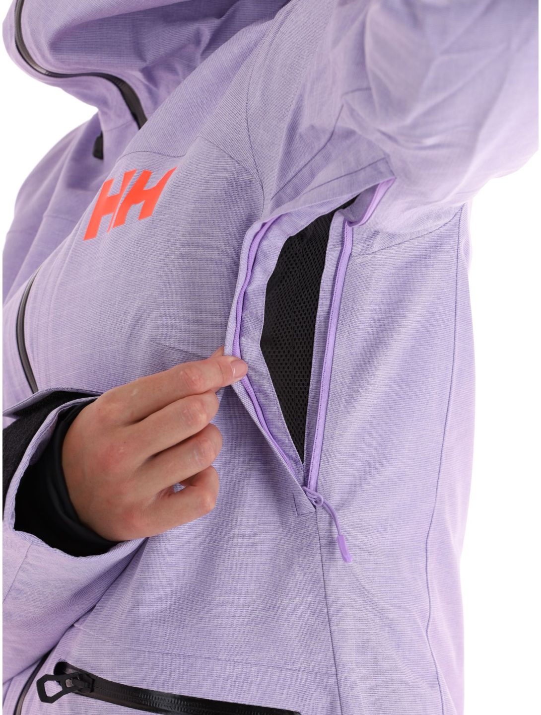 Helly Hansen, Powderqueen 3.0 ski jacket women Heather purple 