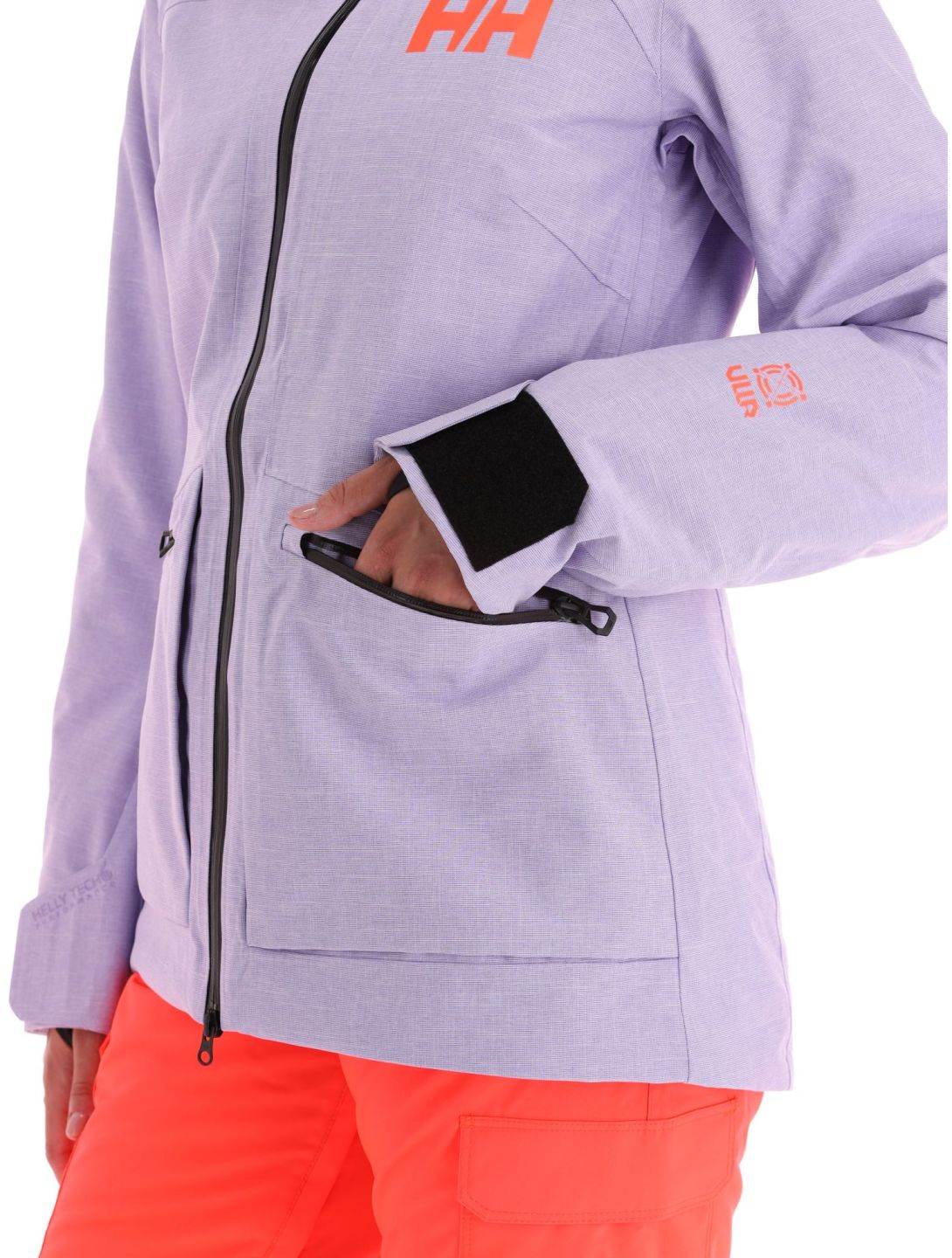 Helly Hansen, Powderqueen 3.0 ski jacket women Heather purple 