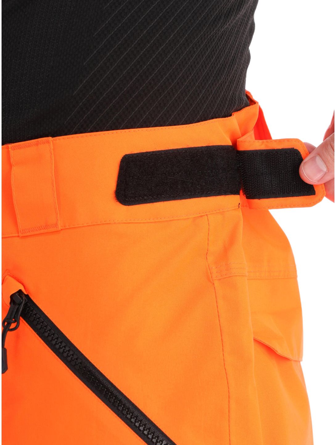 Helly Hansen, Sogn Cargo hardshell ski pants men neon orange 