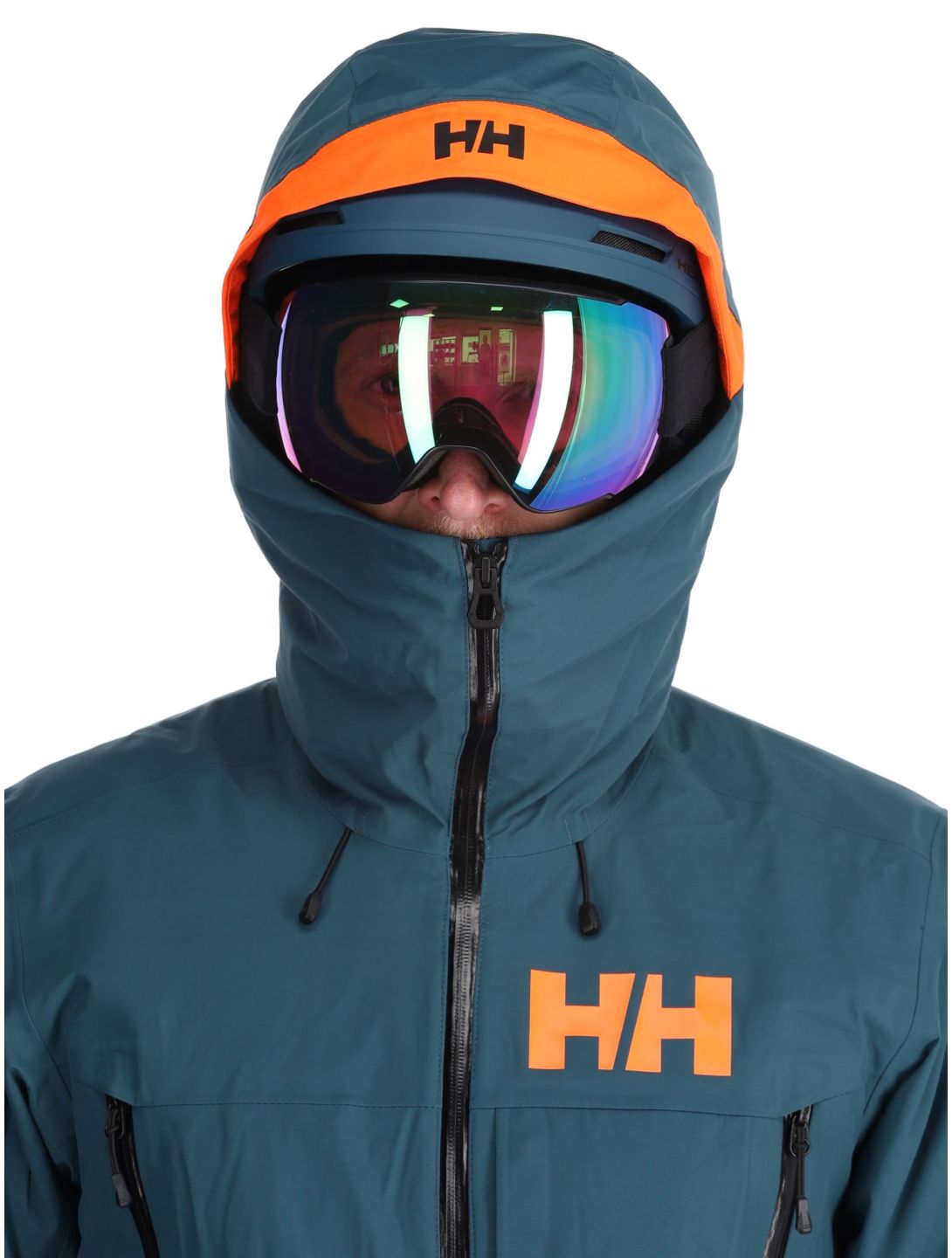 Helly Hansen, Sogn Shell 2.0 hardshell ski jacket men Dark Creek green 