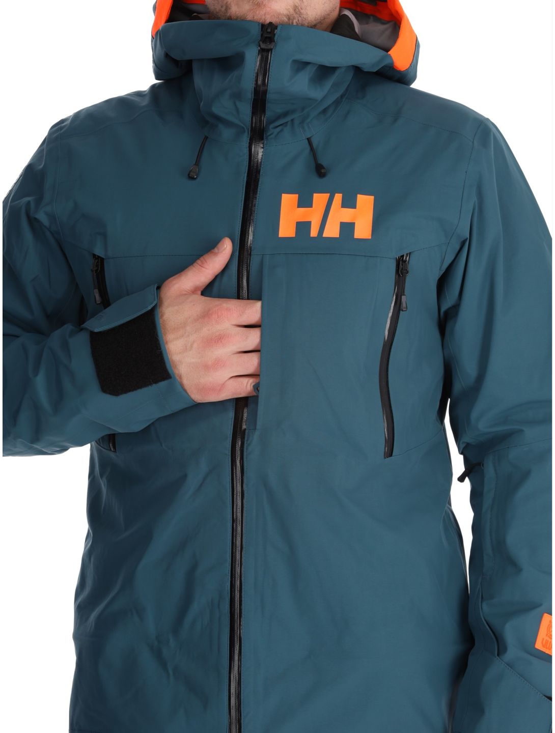 Helly Hansen, Sogn Shell 2.0 hardshell ski jacket men Dark Creek green 