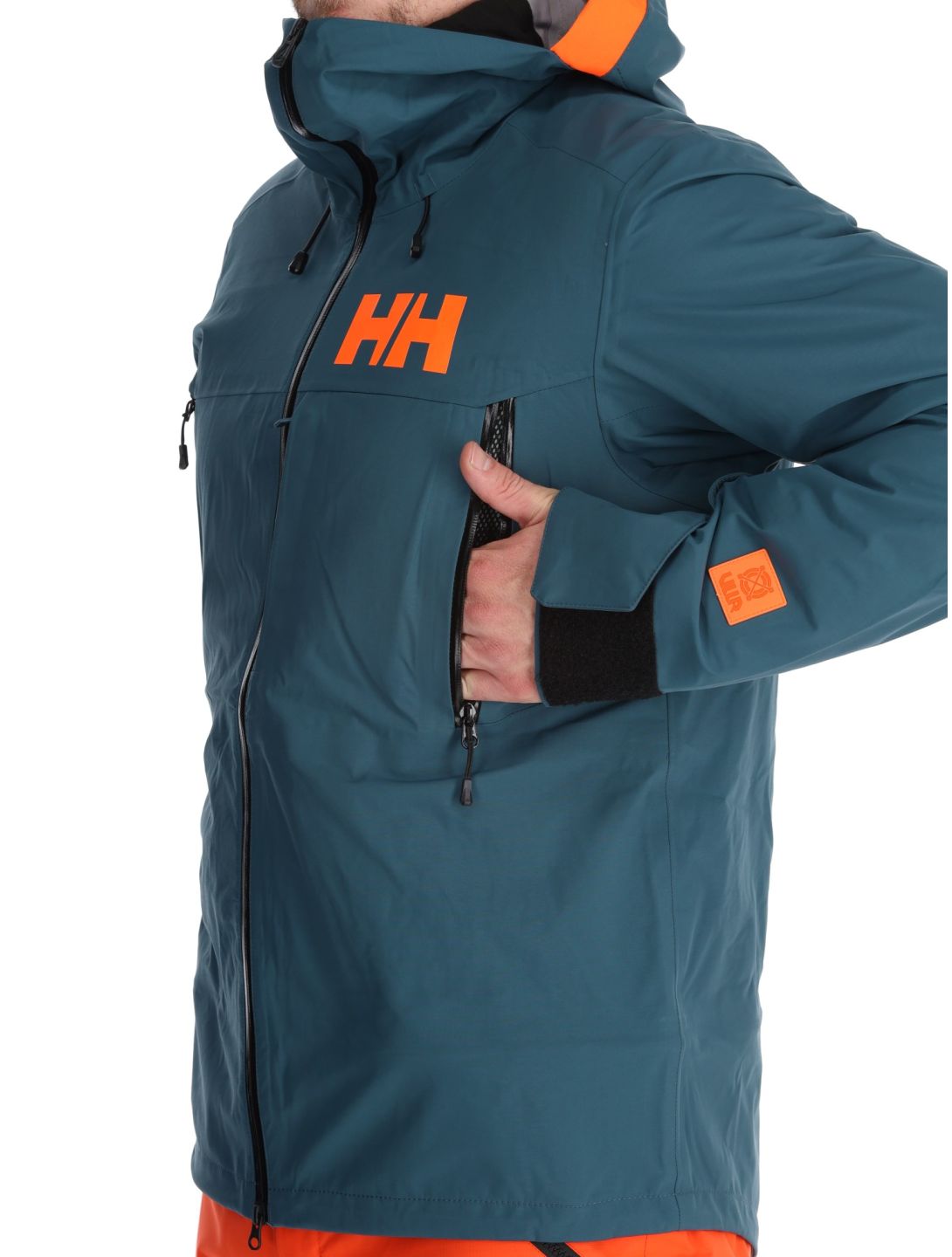 Helly Hansen, Sogn Shell 2.0 hardshell ski jacket men Dark Creek green 