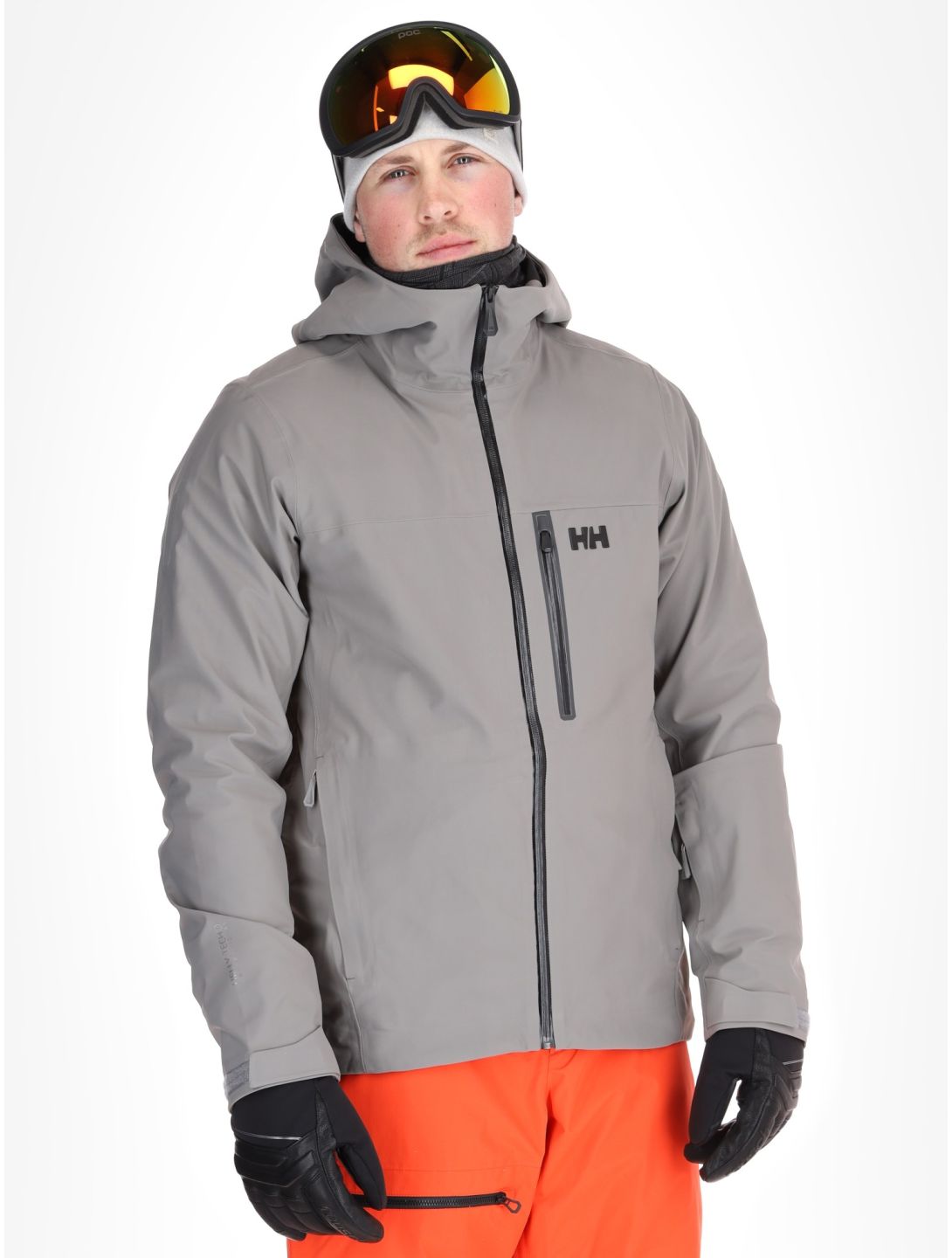 Helly Hansen, Swift 3L Shell hardshell ski jacket men Concrete grey 