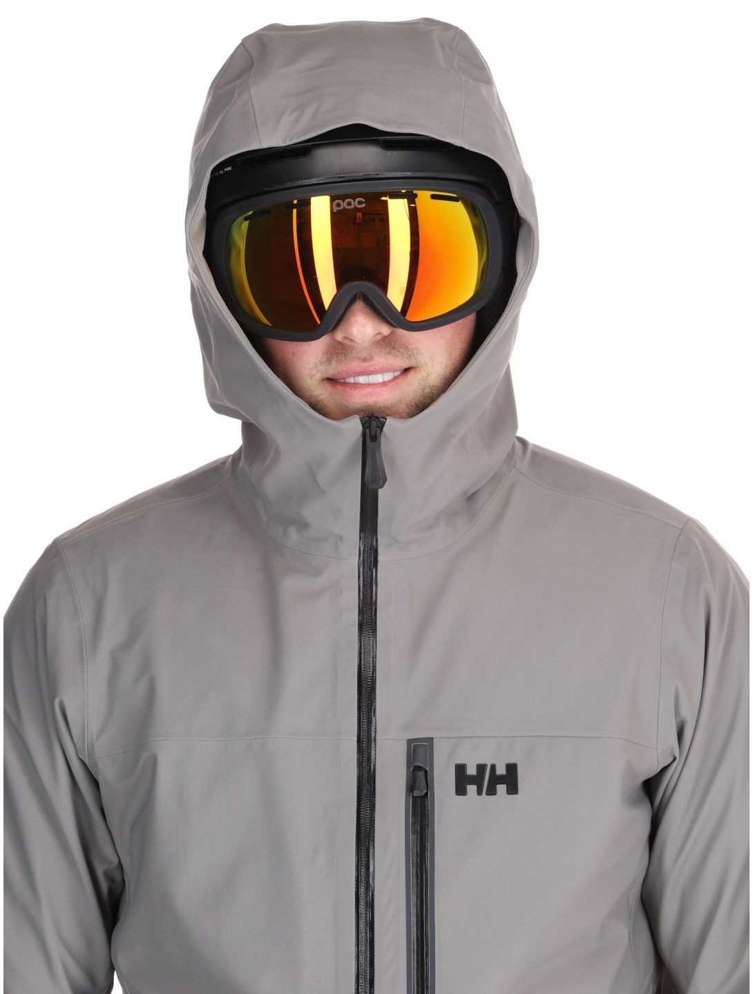 Helly Hansen, Swift 3L Shell hardshell ski jacket men Concrete grey 