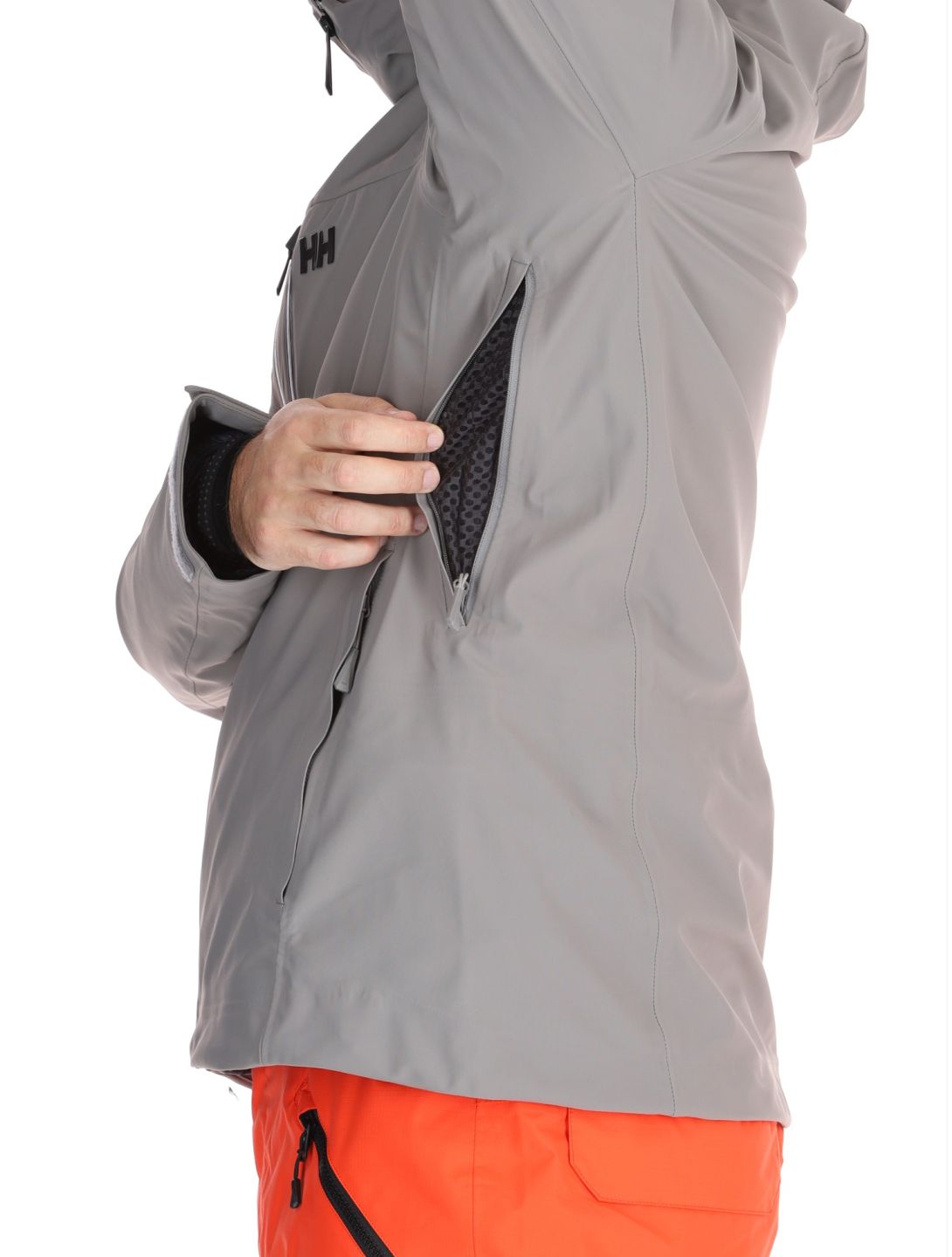 Helly Hansen, Swift 3L Shell hardshell ski jacket men Concrete grey 