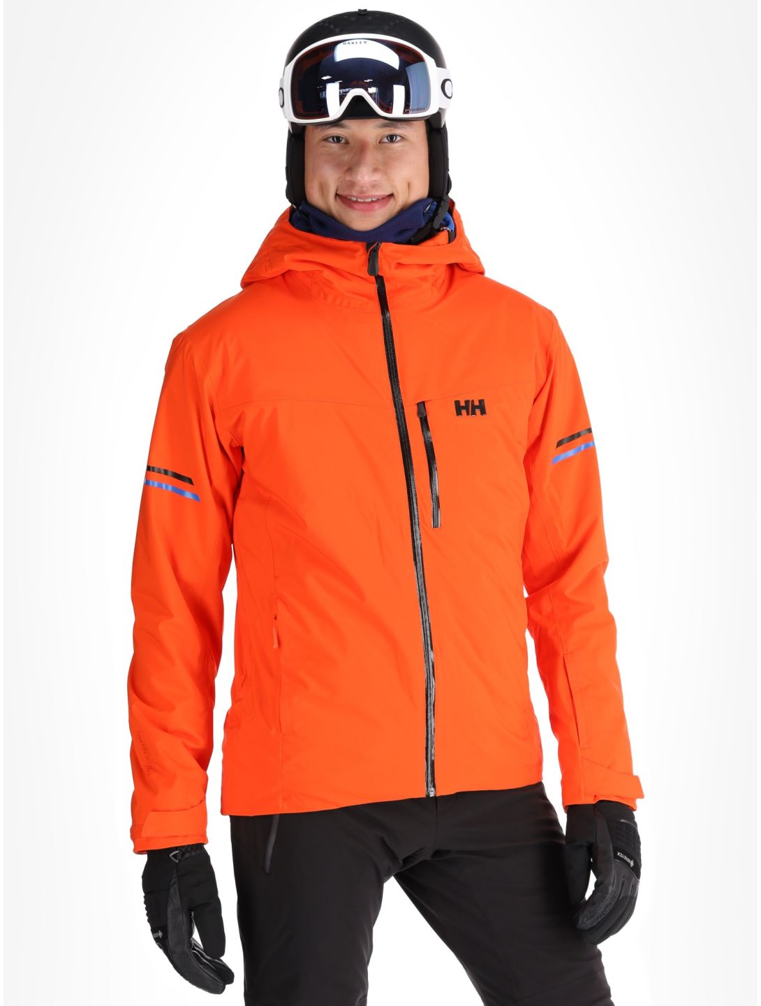 Helly Hansen, Swift Team ski jacket men Cherry Tomato orange 