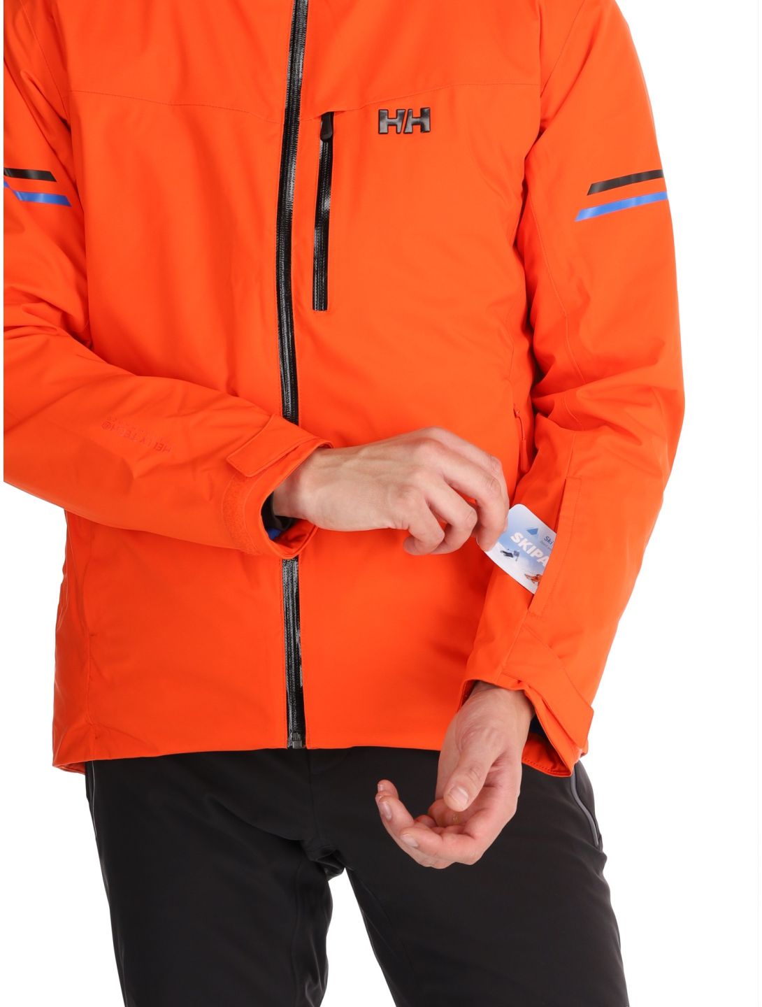 Helly Hansen, Swift Team ski jacket men Cherry Tomato orange 