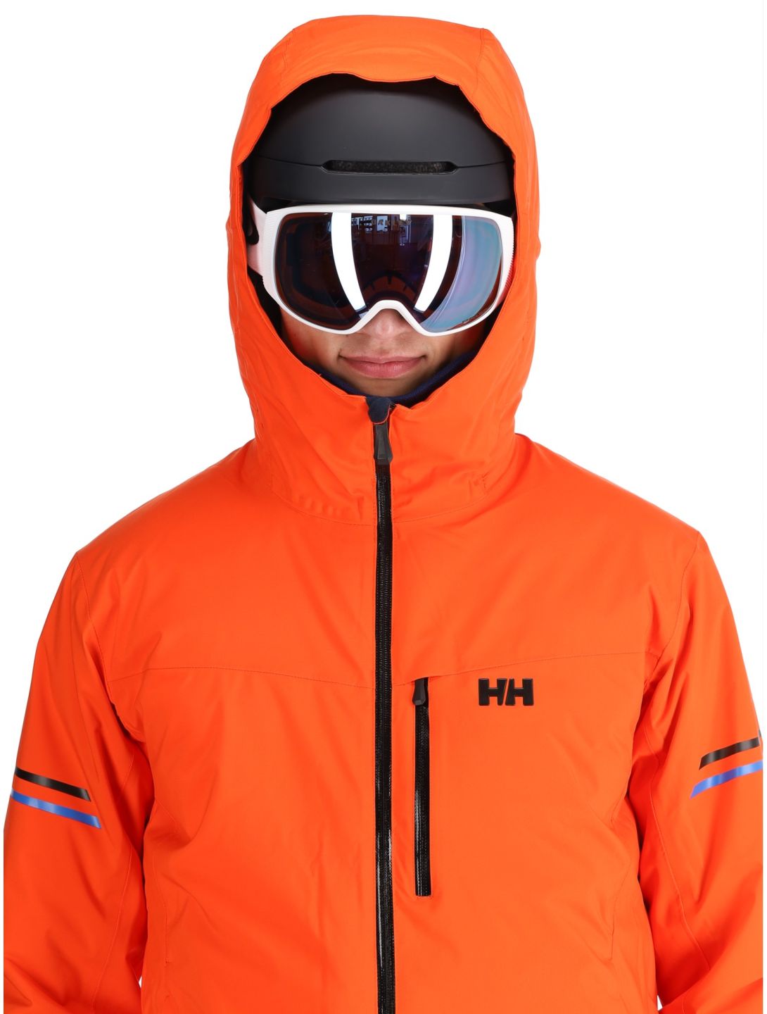 Helly Hansen, Swift Team ski jacket men Cherry Tomato orange 